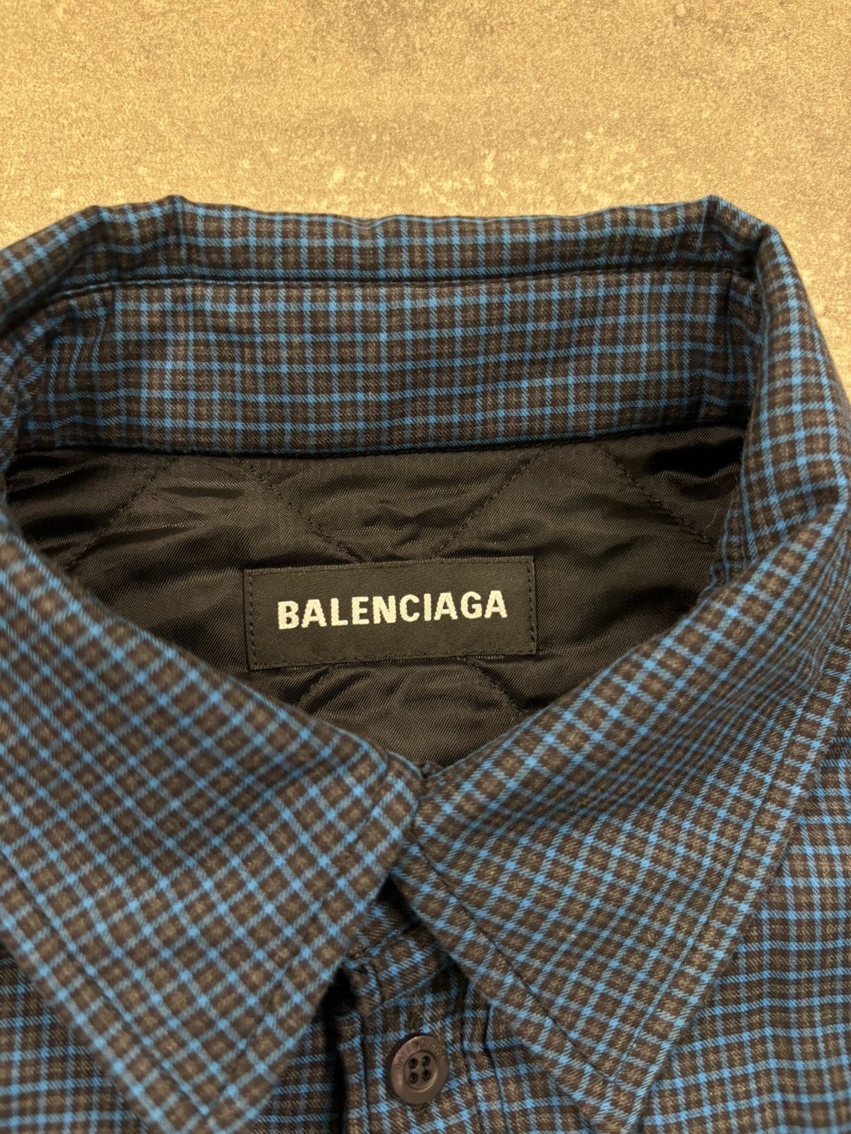 Balenciaga Balenciaga Padded Flannel Shirt Size US M / EU 48-50 / 2 - 10 Thumbnail