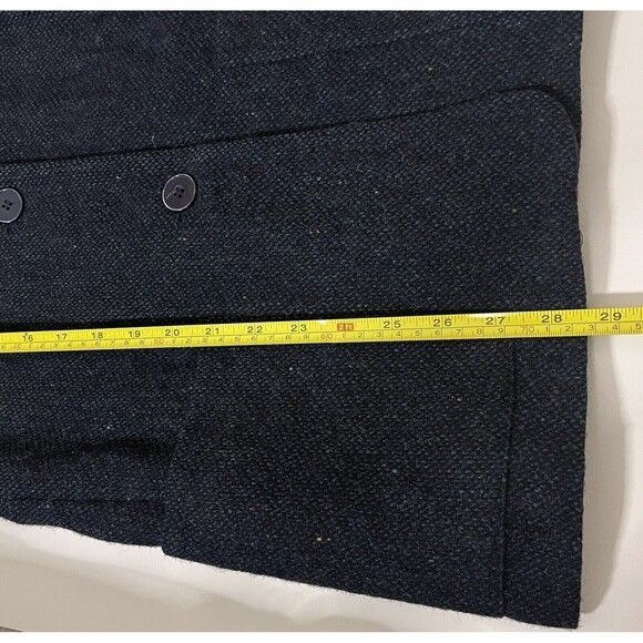 Sandro SANDRO Tweed 100% Wool Lined Blazer Jacket Buttons Blue Size L / US 10 / IT 46 - 7 Thumbnail