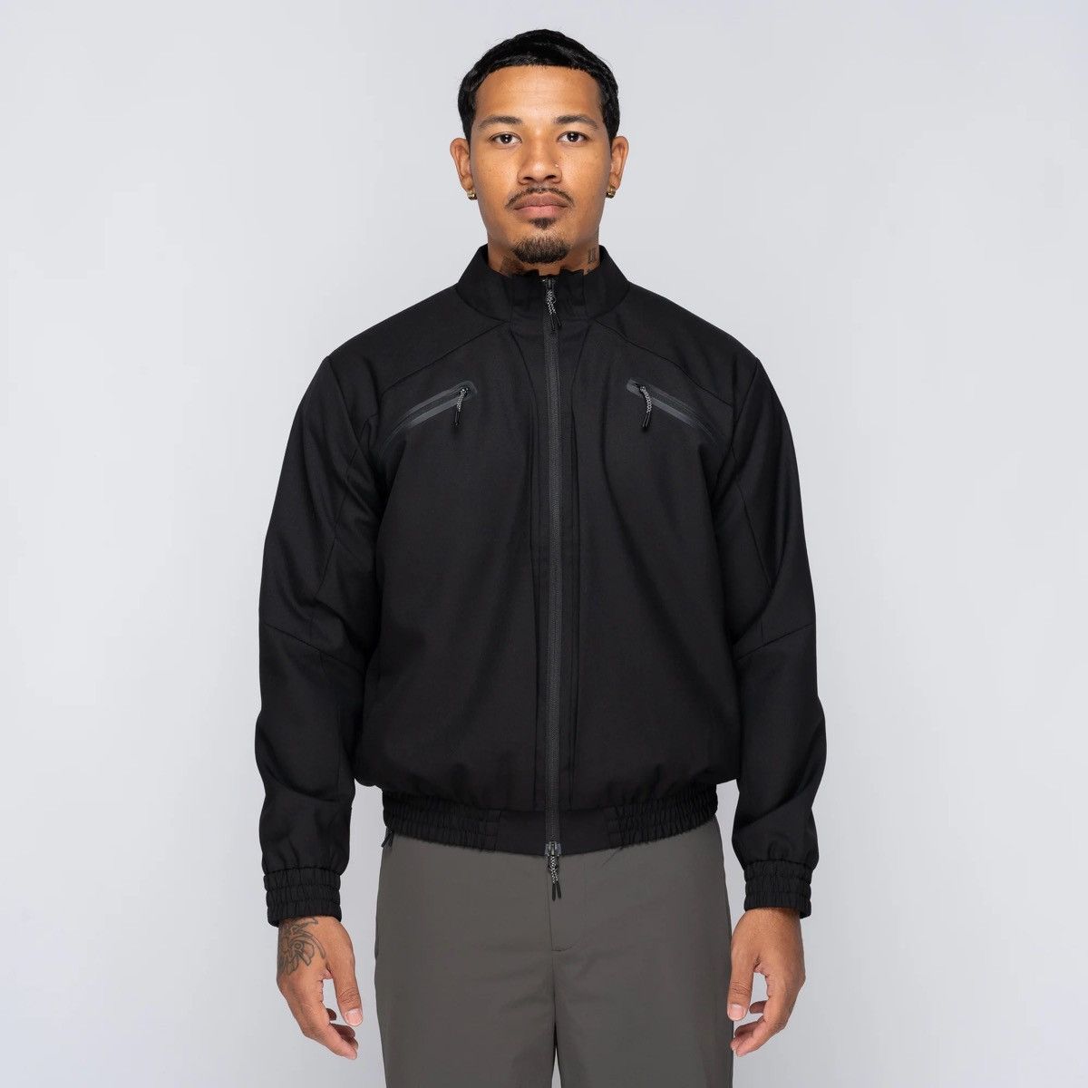POST ARCHIVE FACTION (PAF) J EONGL I Zelta Wool Bomber Black Size US L / EU 52-54 / 3 - 2 Thumbnail