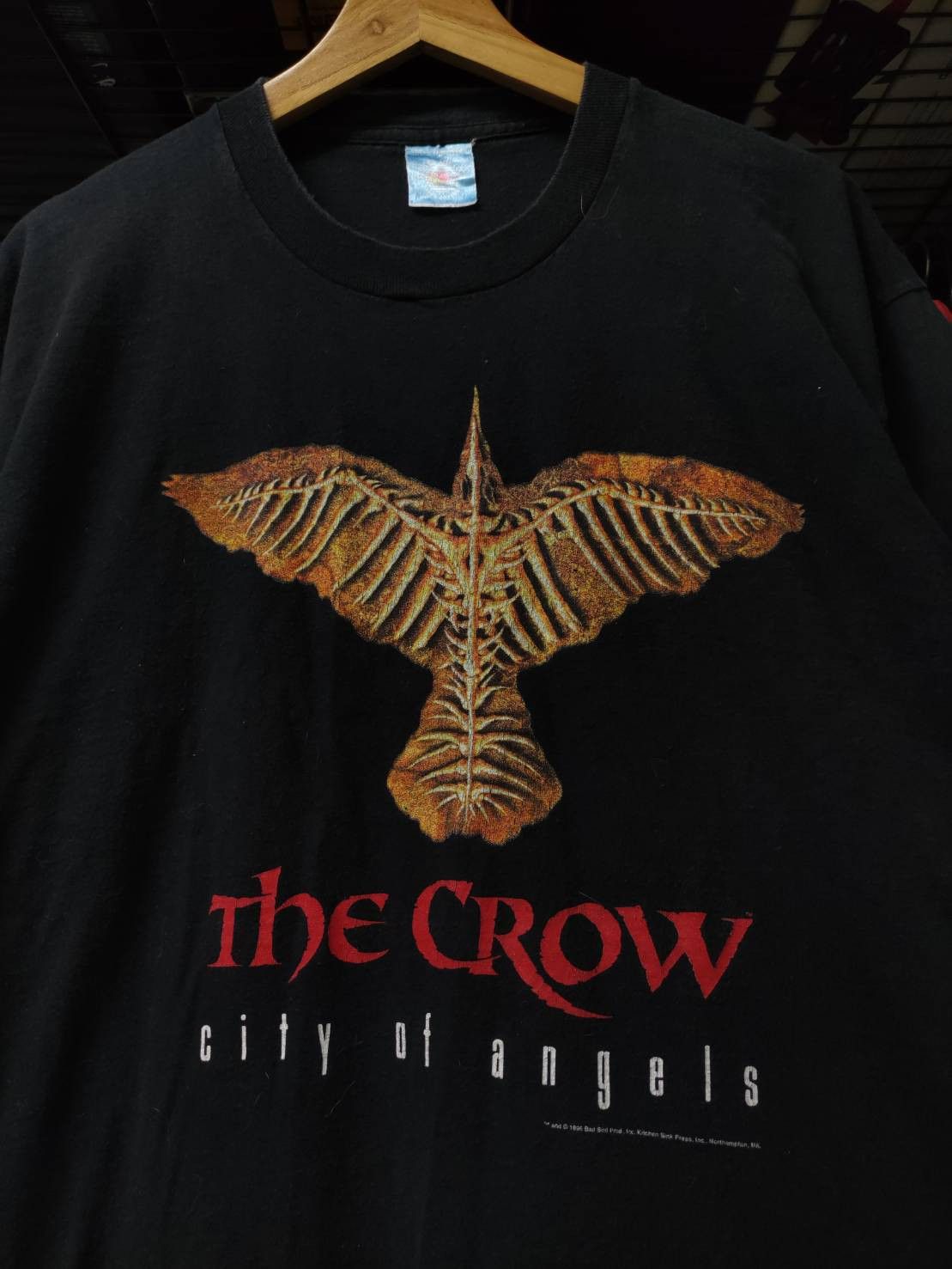 Expert Horror Vtg 90's The Crow City of Angels Movie T-Shirt Size US L / EU 52-54 / 3 - 1 Thumbnail