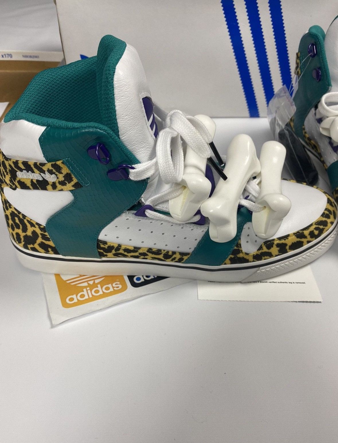 Adidas × Jeremy Scott Jermey Scott x Adidas Bones Hightops Size US 10.5 / EU 43-44 - 11 Thumbnail