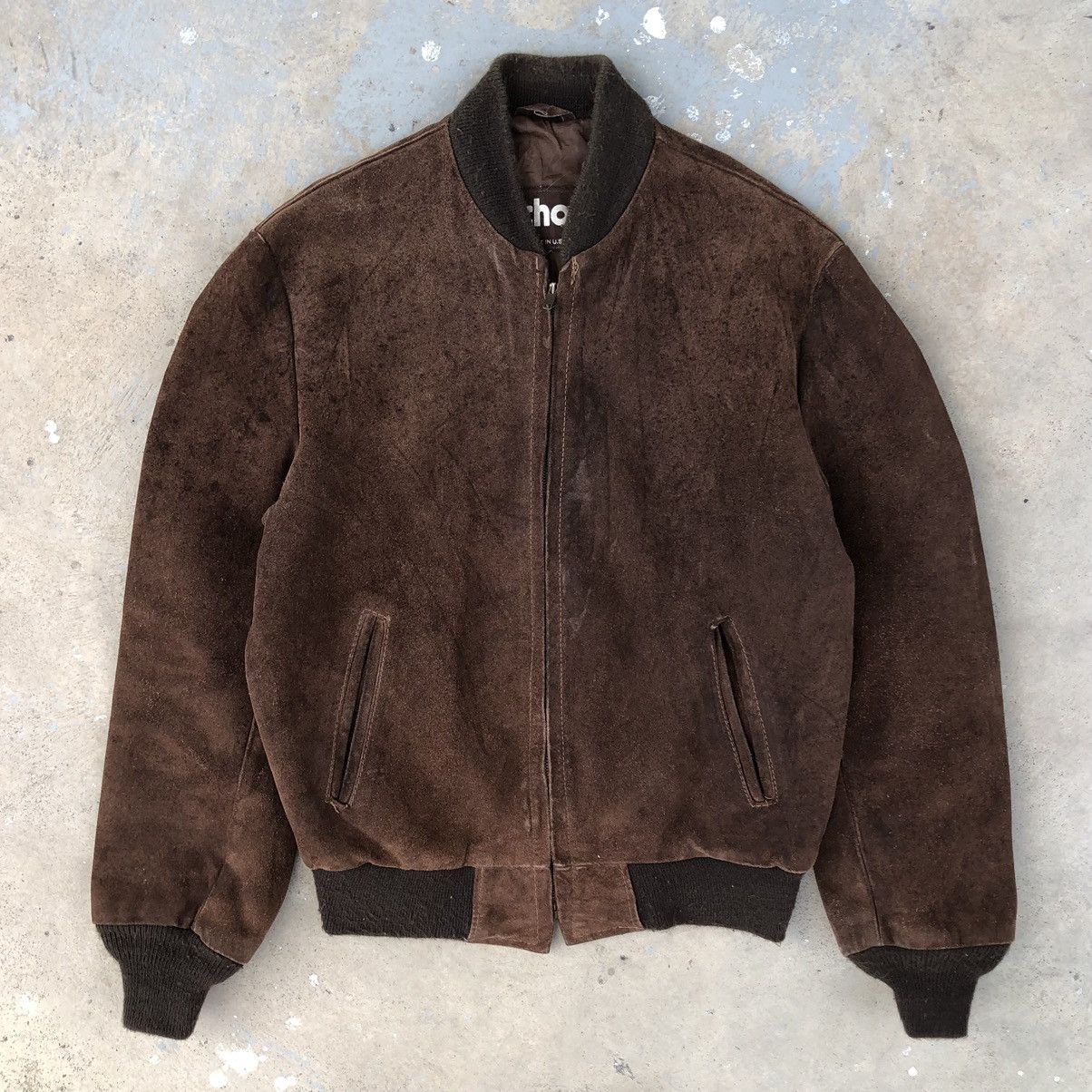 Schott Vintage SCHOTT NYC Suede Leather Bomber Jacket 🇺🇸 Size US M / EU 48-50 / 2 - 7 Thumbnail