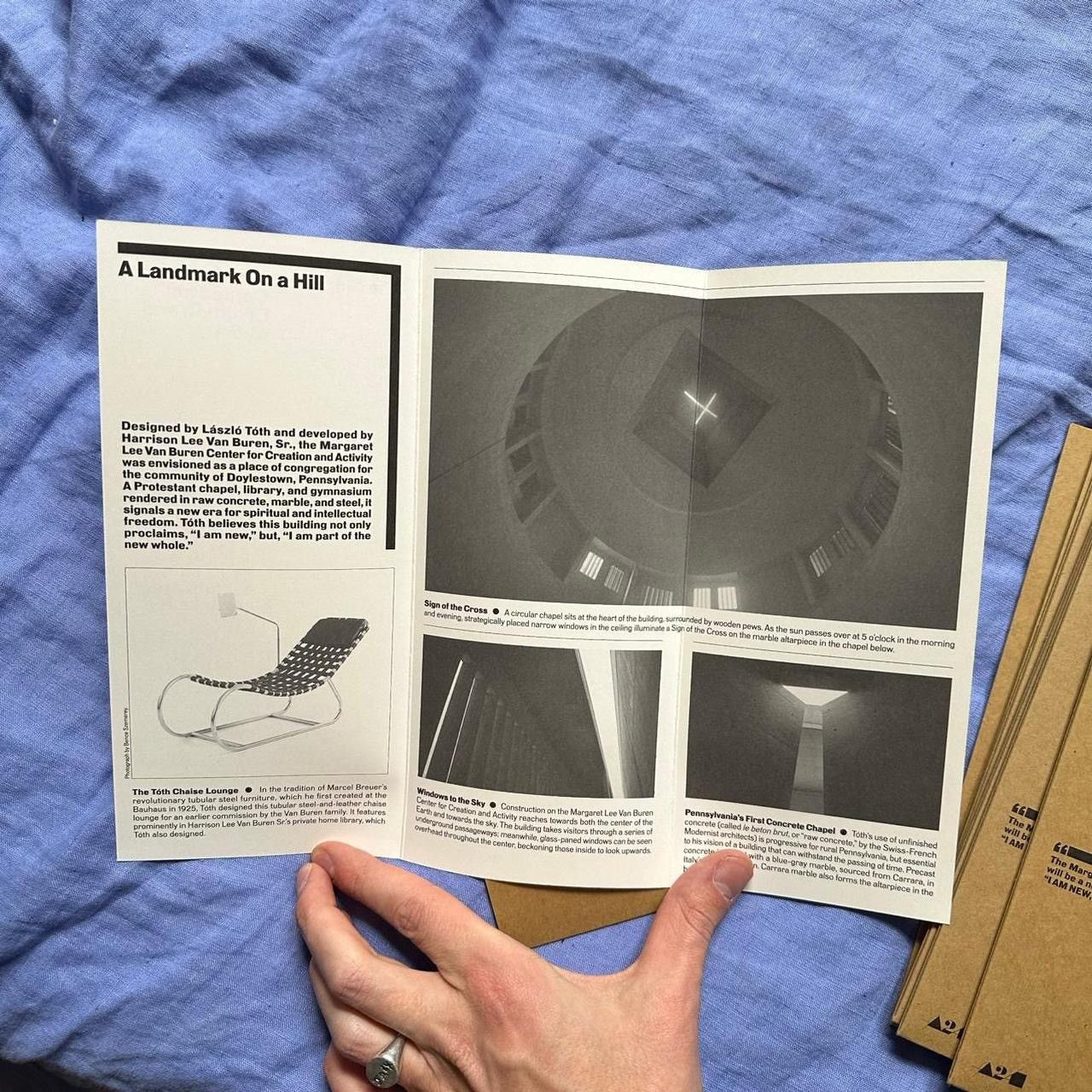 Other The Brutalist Original 2025 A24 The Brutalist Brochure Size ONE SIZE - 7 Thumbnail