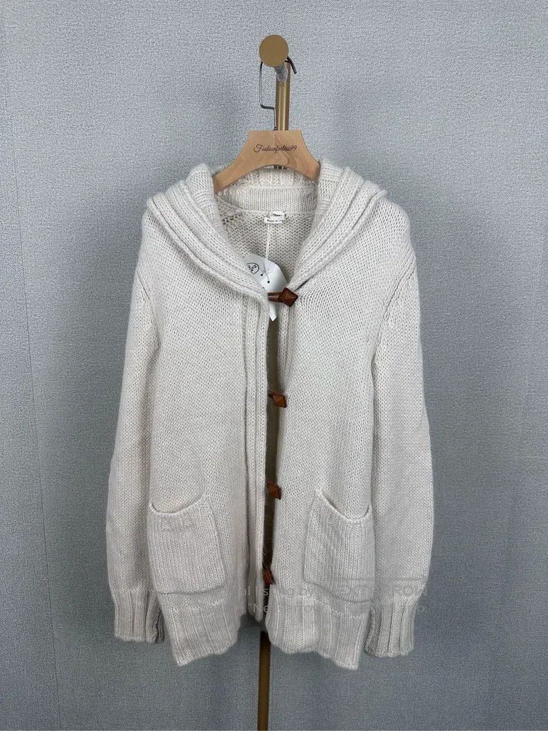 Hermes Hermes Beige Open Cardigan Sweater Size XS / US 0-2 / IT 36-38 - 1 Thumbnail