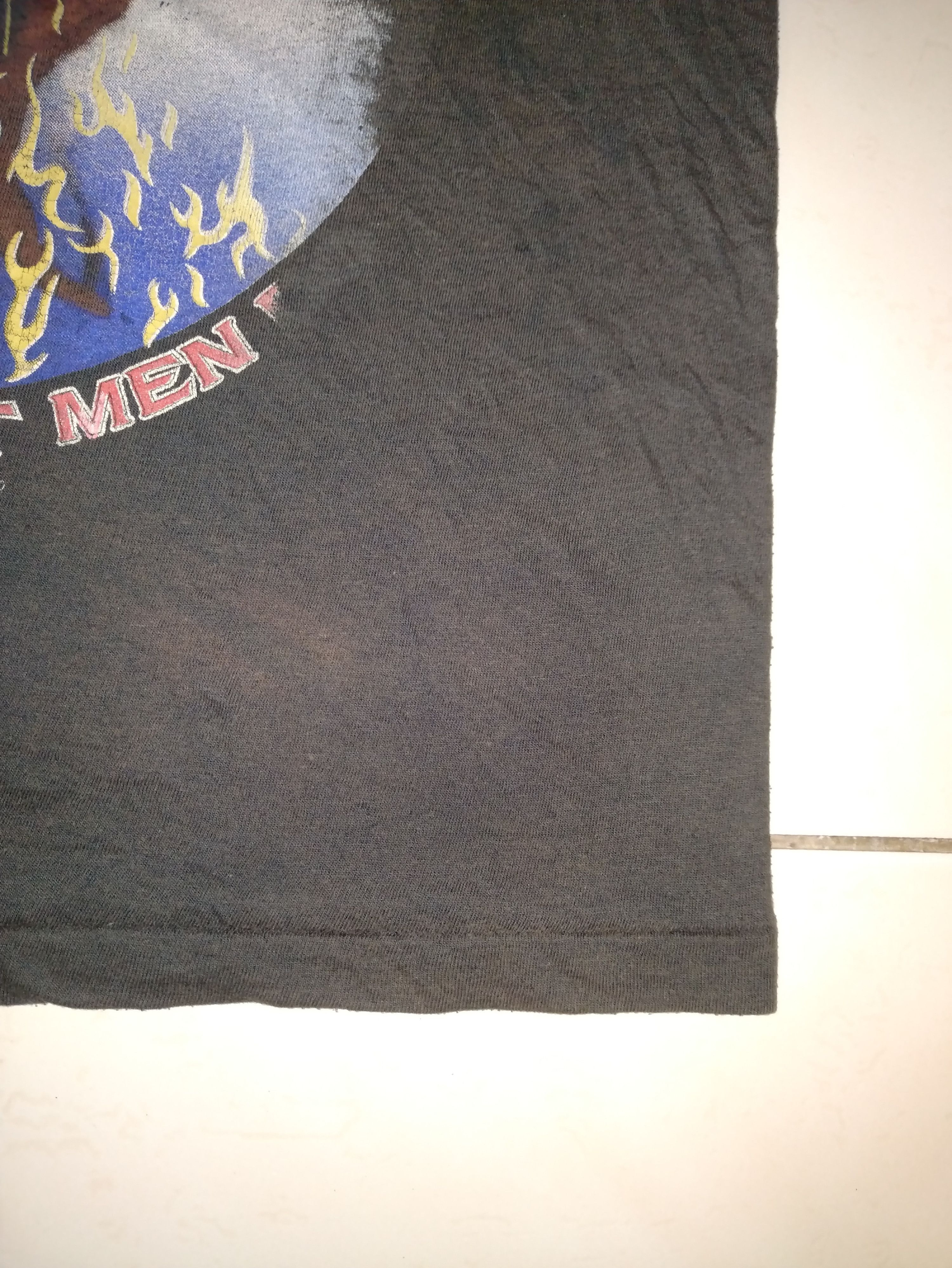 Band Tees × Iron Maiden × Vintage CRAZY SICK VTG '88 IRON MAIDEN FADED DISTRESSED Concert Tee Size US S / EU 44-46 / 1 - 6 Thumbnail