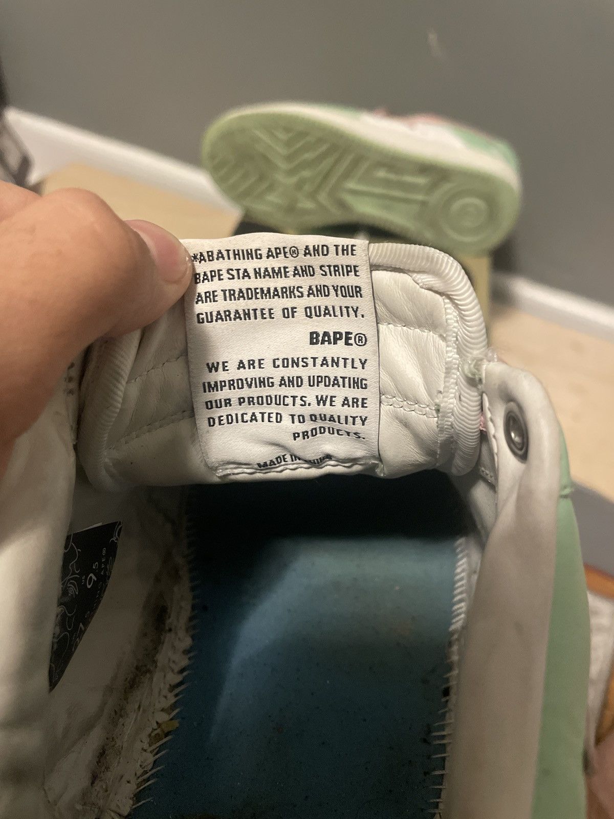 Bape BAPESTA LOW M2 Size US 9.5 / EU 42-43 - 8 Thumbnail