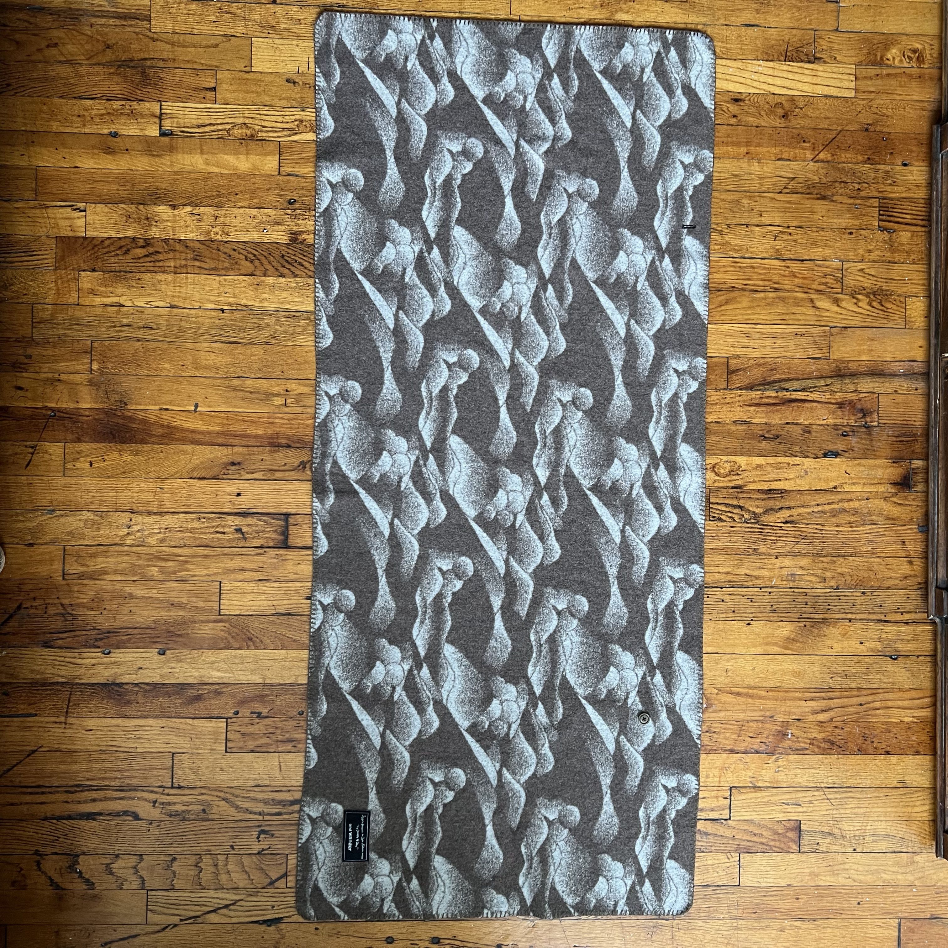 And Wander Mountain Camo Wool Blanket - Brown Size ONE SIZE - 3 Thumbnail
