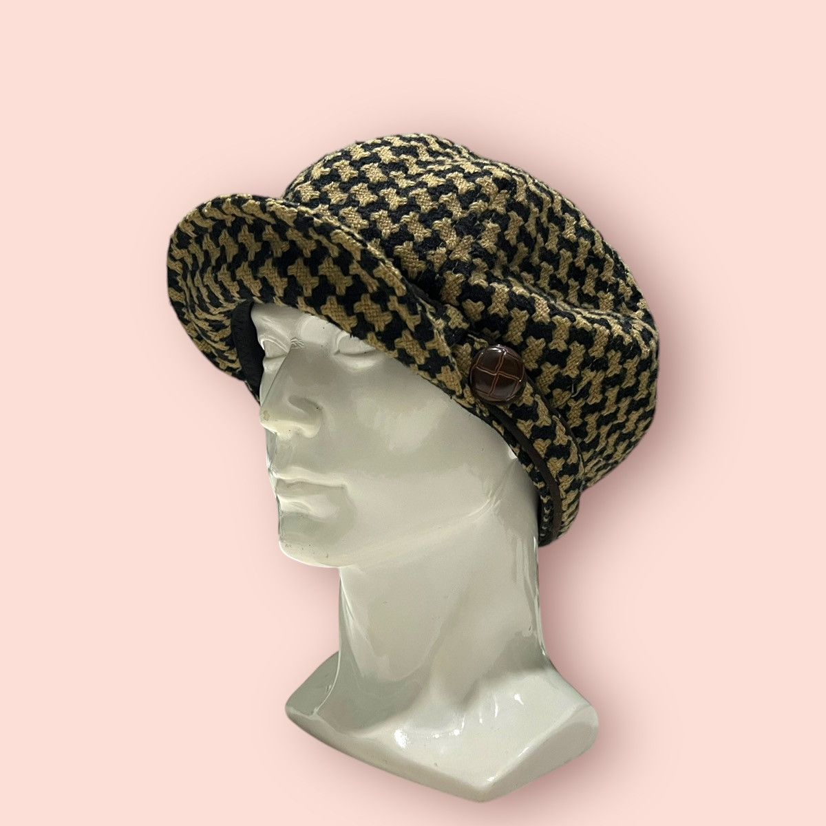 Japanese Brand × Vintage VINTAGE 2OZ DOGBONE WOVEN GATSBY BAKER BOY NEWSBOY HAT Size ONE SIZE - 14 Thumbnail
