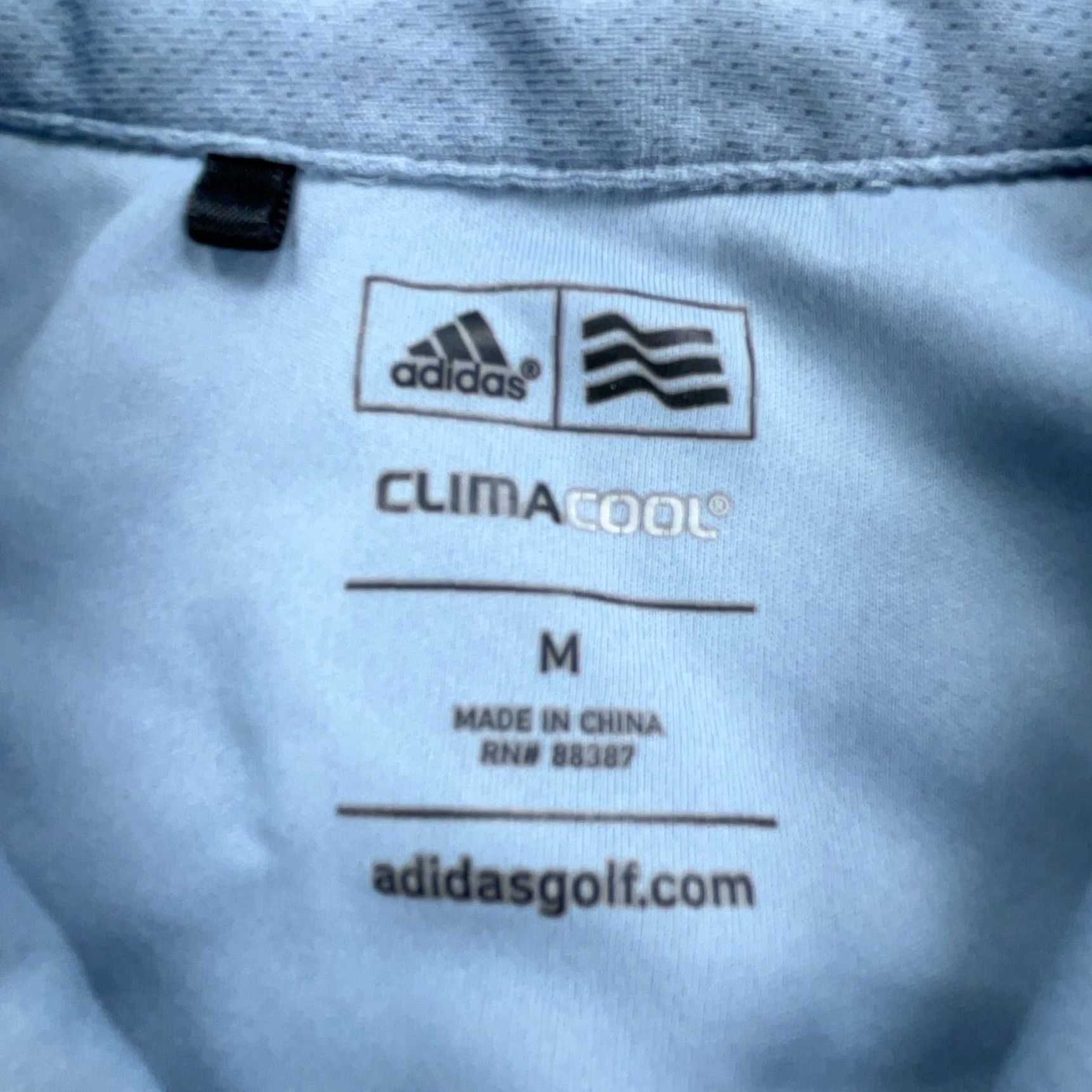 Adidas Adidas Polo Shirt Men Medium Blue Gray Performance Golf Clima Cool Size US M / EU 48-50 / 2 - 5 Thumbnail