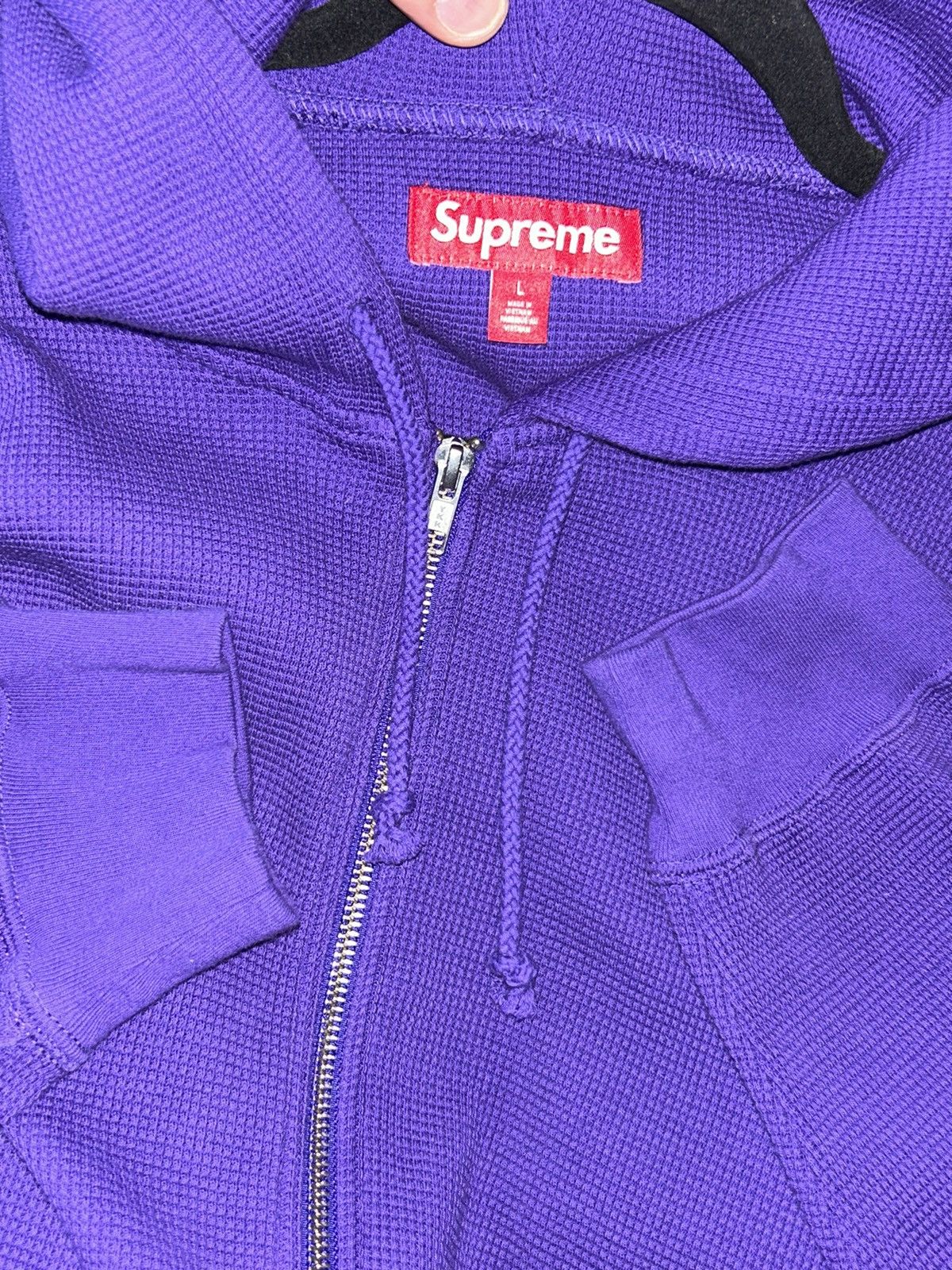 Supreme Supreme Hooded Zip Up Thermal SS25 size Large NEW Size US L / EU 52-54 / 3 - 8 Thumbnail
