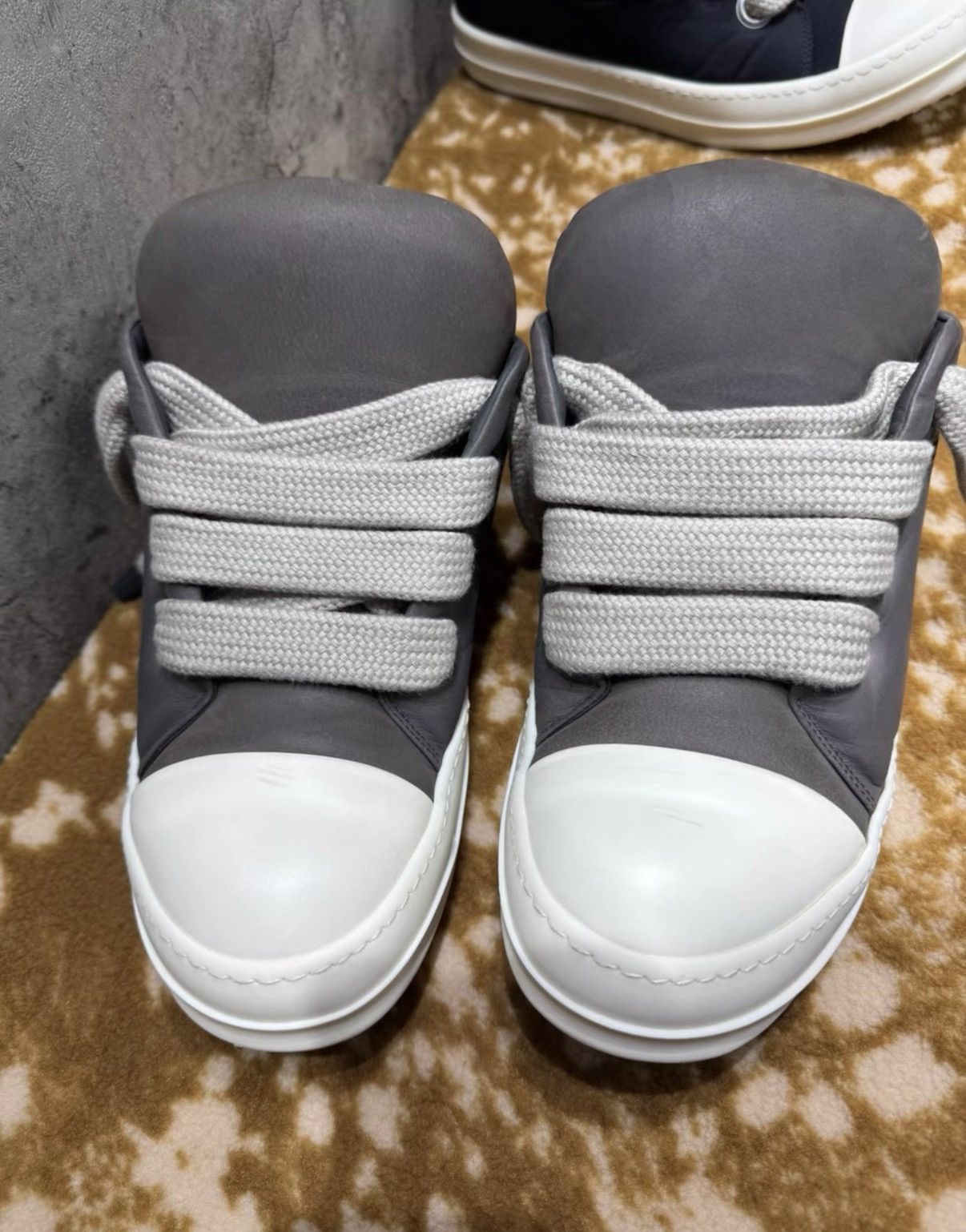 Rick Owens Rick Owens Main Line Jumbo Low, Mocha Brown K37 Size US 9.5 / EU 42-43 - 7 Thumbnail