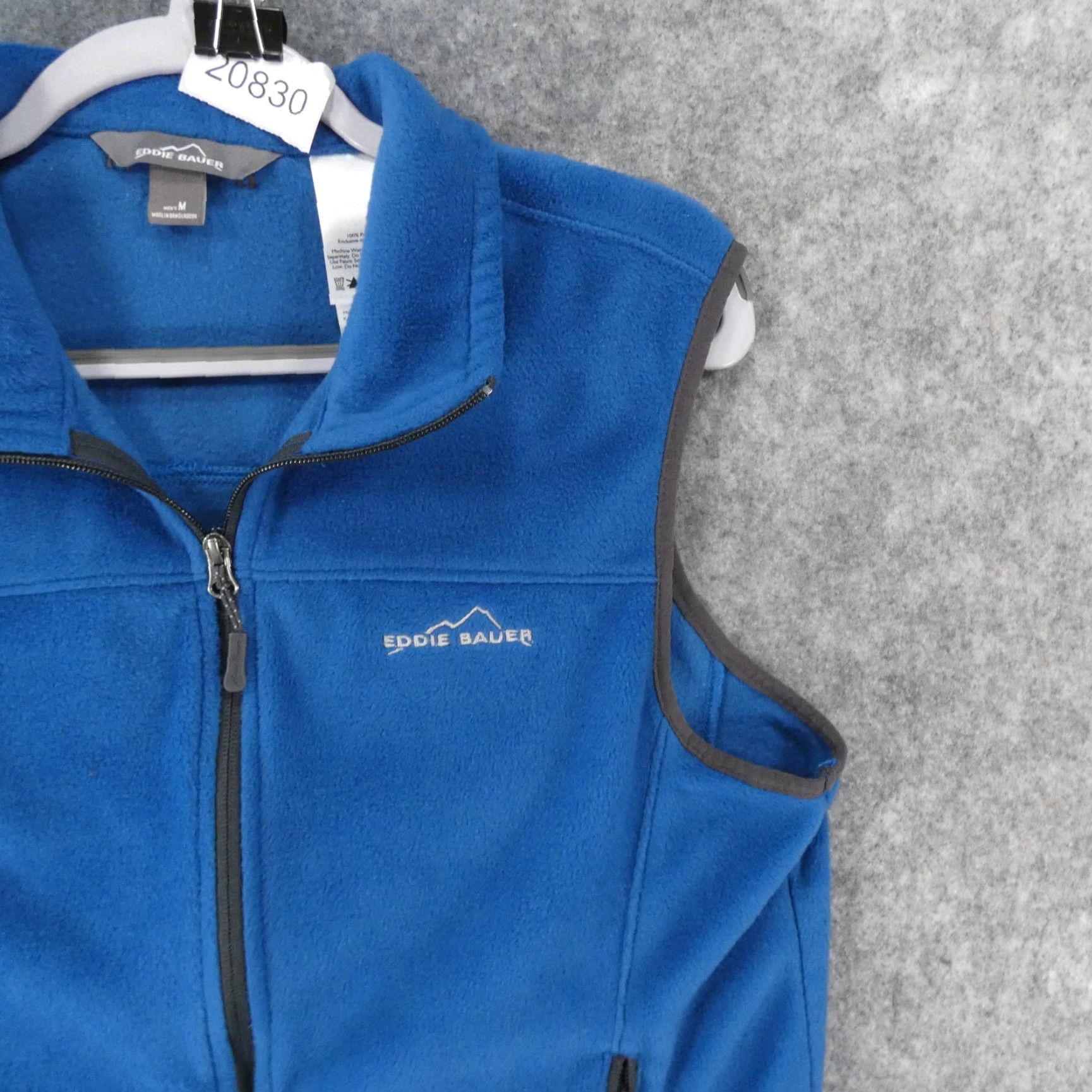 Eddie Bauer Eddie Bauer Vest Mens Medium Blue Full Zip w Zip Up Pockets Logo Size US M / EU 48-50 / 2 - 6 Thumbnail