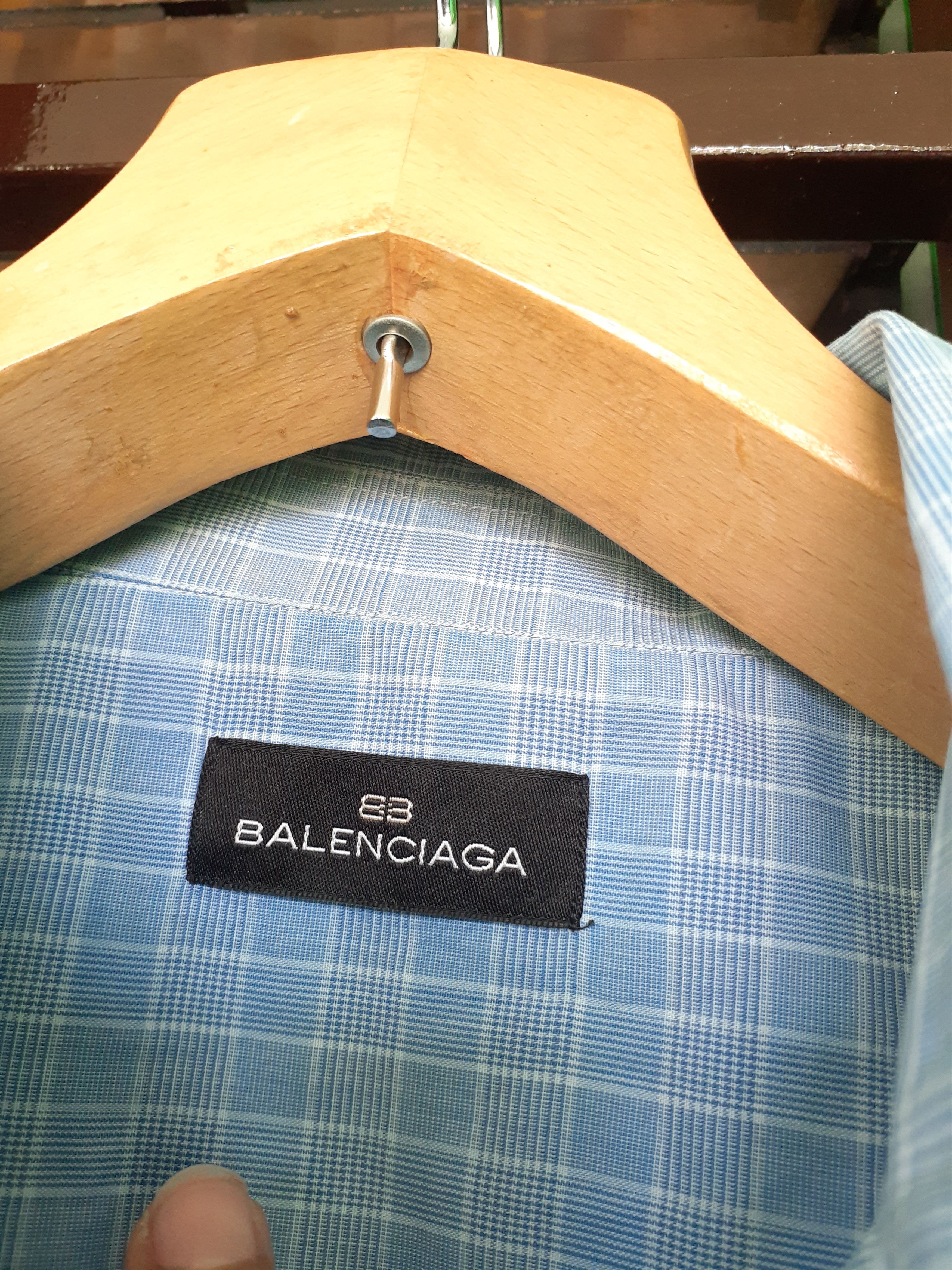 Balenciaga Vintage Balenciaga Polo Button Up Size US XXL / EU 58 / 5 - 5 Thumbnail