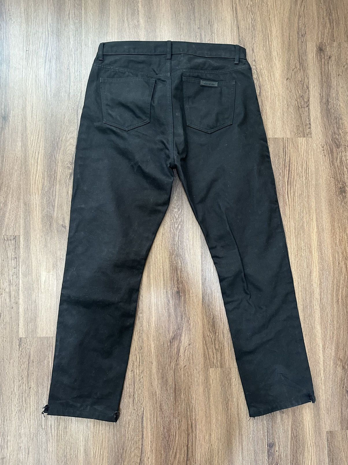 Fear of God Fear of God Essentials Black Denim Jeans Size US 34 / EU 50 - 6 Thumbnail