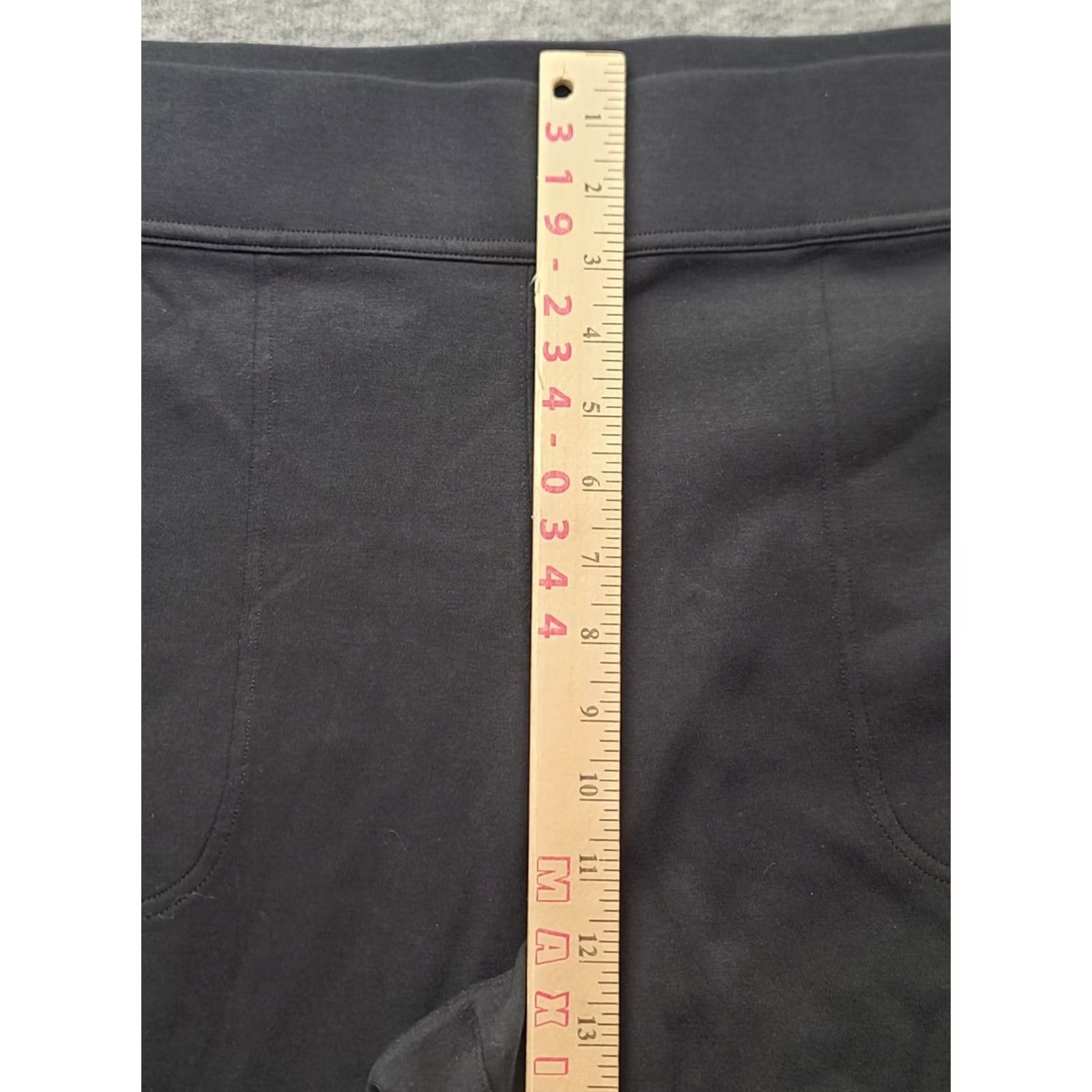 Vintage Duluth Womens Pants Slim Leg High Rise Noga Naturale XXL Black Cotton Spandex Knit Flat Front 31in Inseam Chino Size 40" / US 18 - 5 Thumbnail