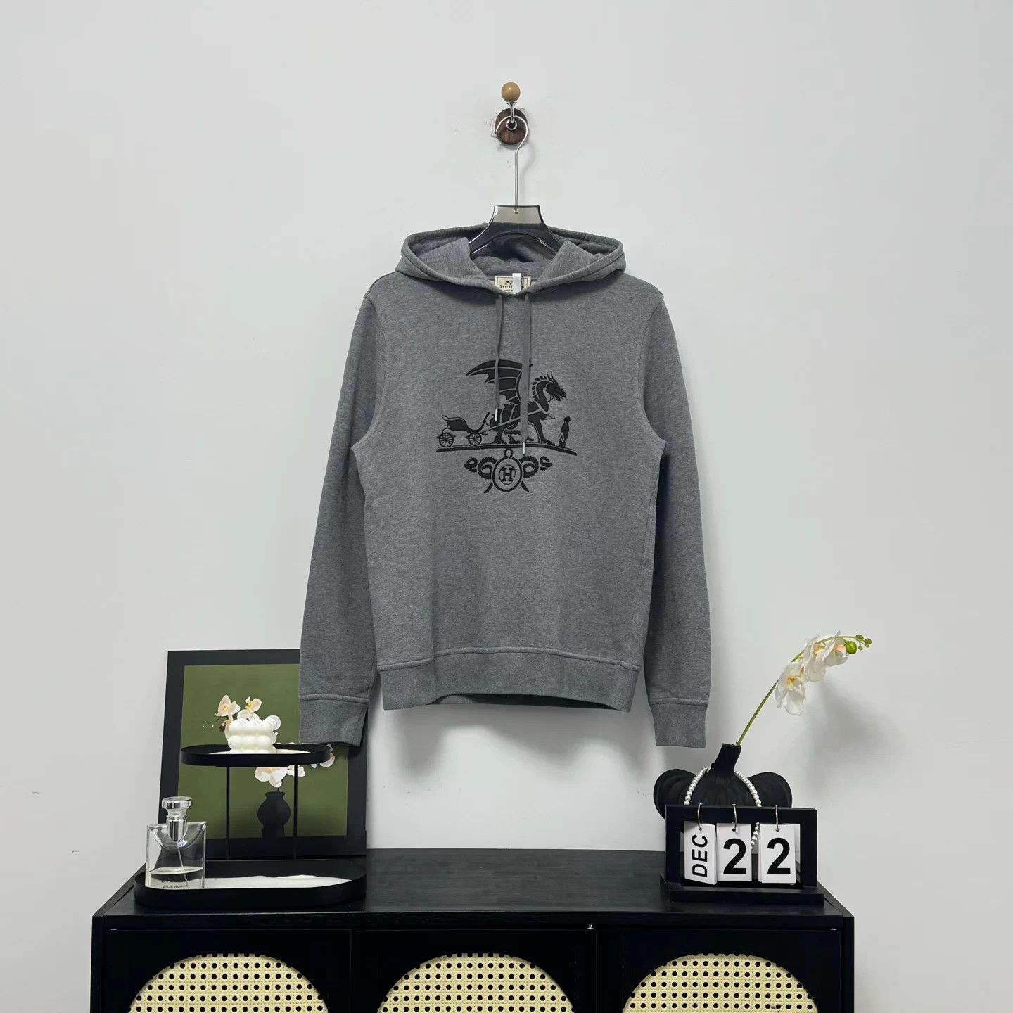 Hermes Hermes Classic Dragon Hoodie - Size S - 99% New Size S / US 4 / IT 40 - 1 Thumbnail
