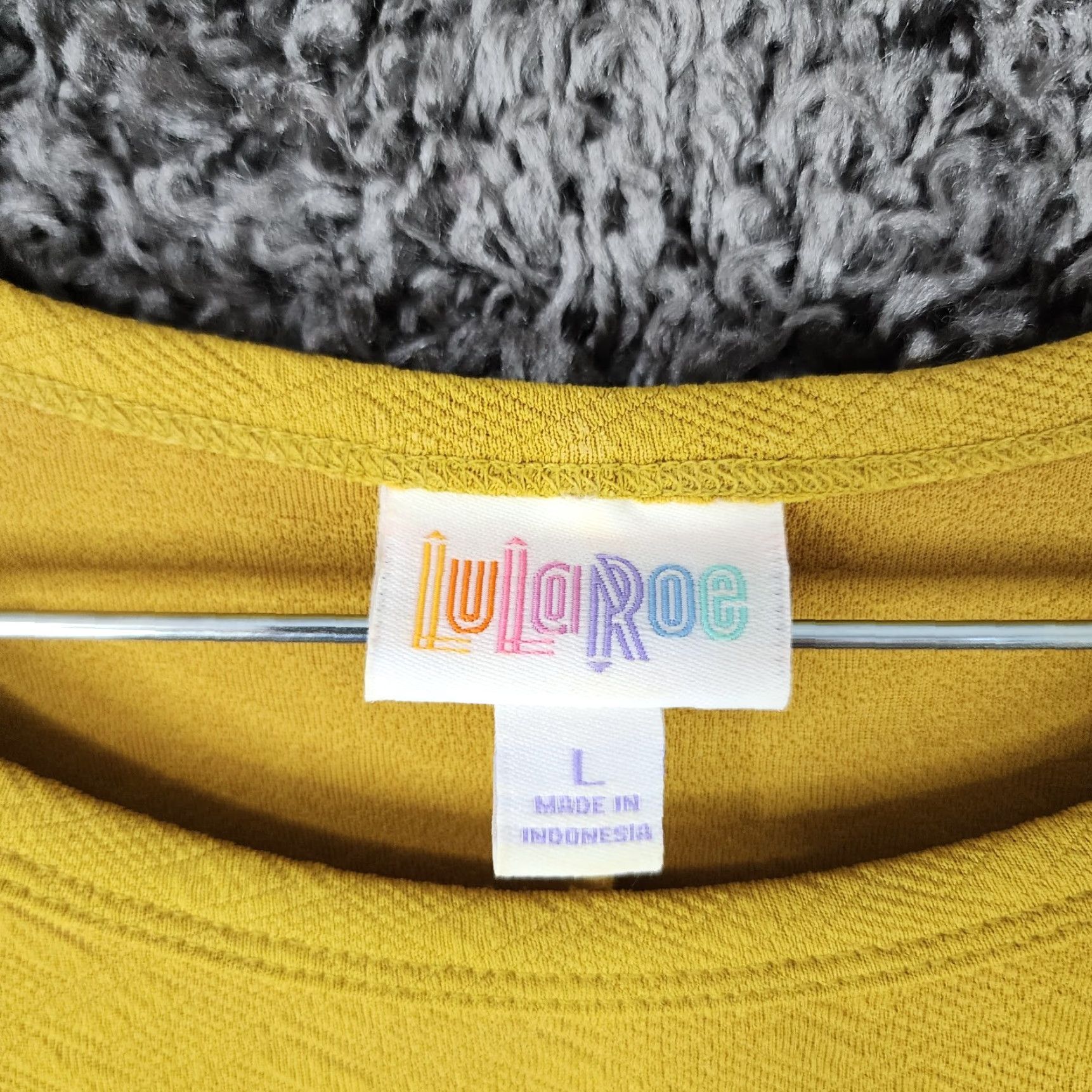 Vintage VINTAGE LuLaRoe Women's Dress Long A-Line Short Sleeve Yellow Size L Size 36" / US 14 / IT 50 - 5 Thumbnail