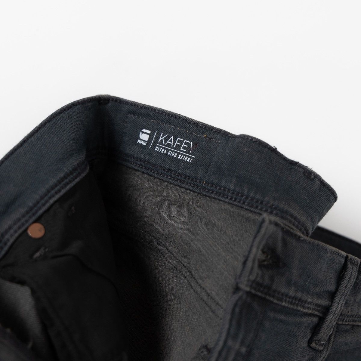 G-Star G-Star Raw Kafey Ultra High Skinny Dark Blue Stretch Jeans Size 32" / US 10 / IT 46 - 11 Thumbnail