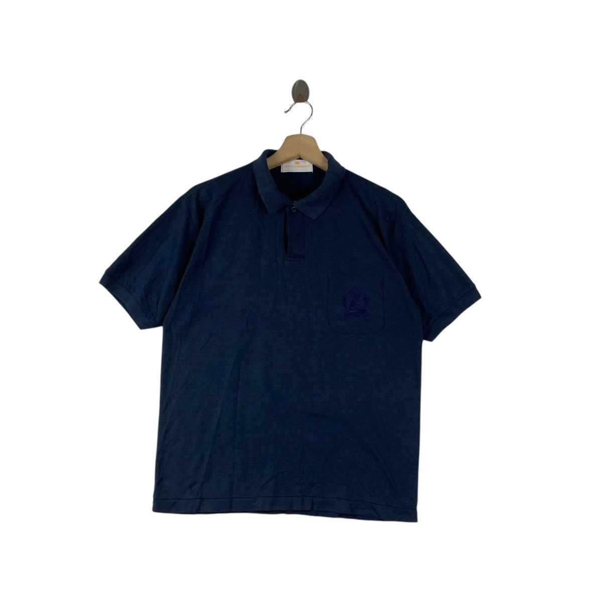 Vintage Vintage FRANCO MASOTTI ITALY Crest Logo Polo Tee Shirt Top Size US L / EU 52-54 / 3 - 1 Thumbnail