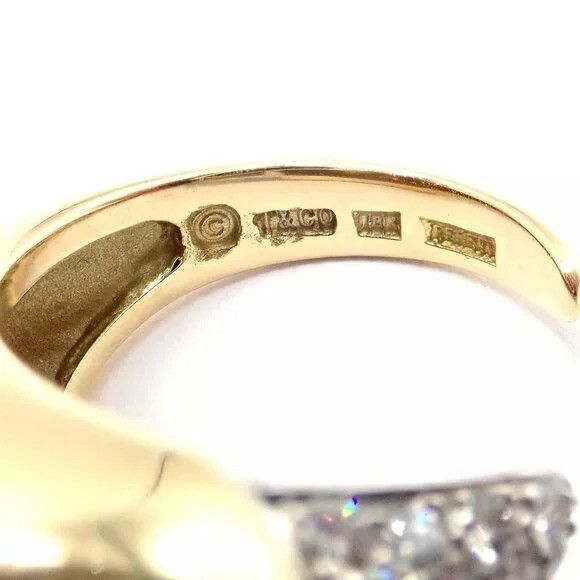 Tiffany & Co. Tiffany & Co. Elsa Peretti 18k Yellow Gold Diamond Bird Ring Size ONE SIZE - 10 Thumbnail