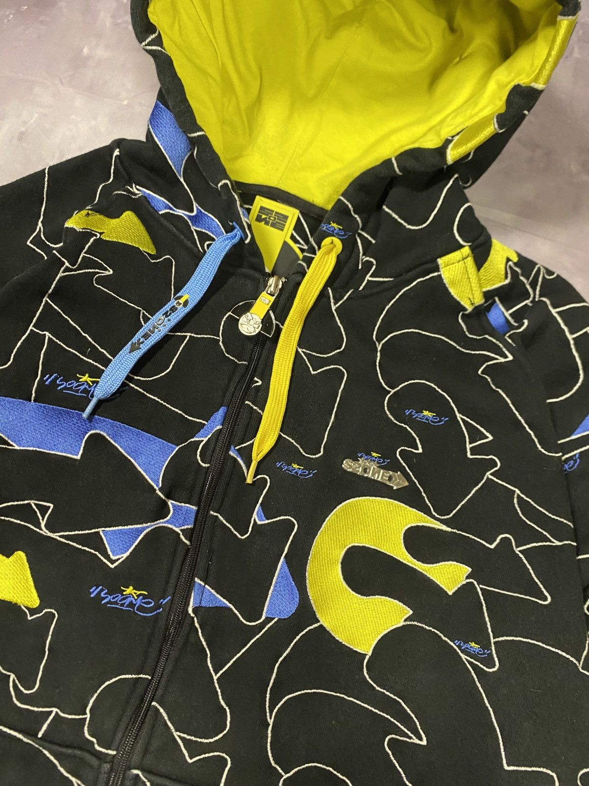 Swagger S2one All-Over Print Full-Zip Hoodie - Y2K /Streetwear Style Size US XXL / EU 58 / 5 - 8 Thumbnail