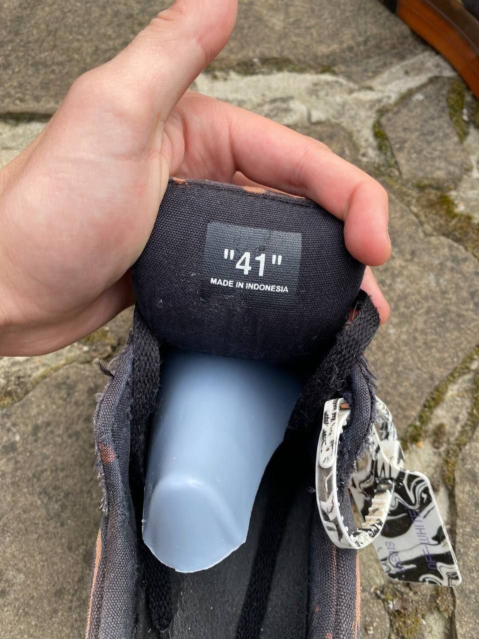 Off-White Off White Vulcanized Custom Distressed Sneaker Size US 8 / EU 41 - 5 Thumbnail