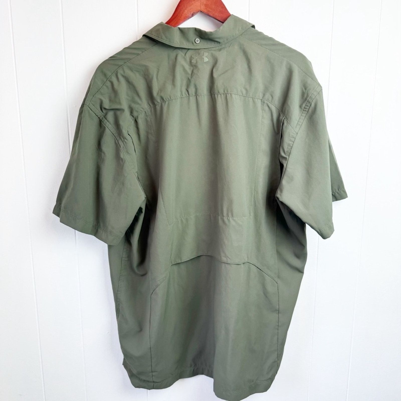Under Armour Under Armour Olive Tactical Utility Shirt Men’s Size Large Size US L / EU 52-54 / 3 - 6 Thumbnail