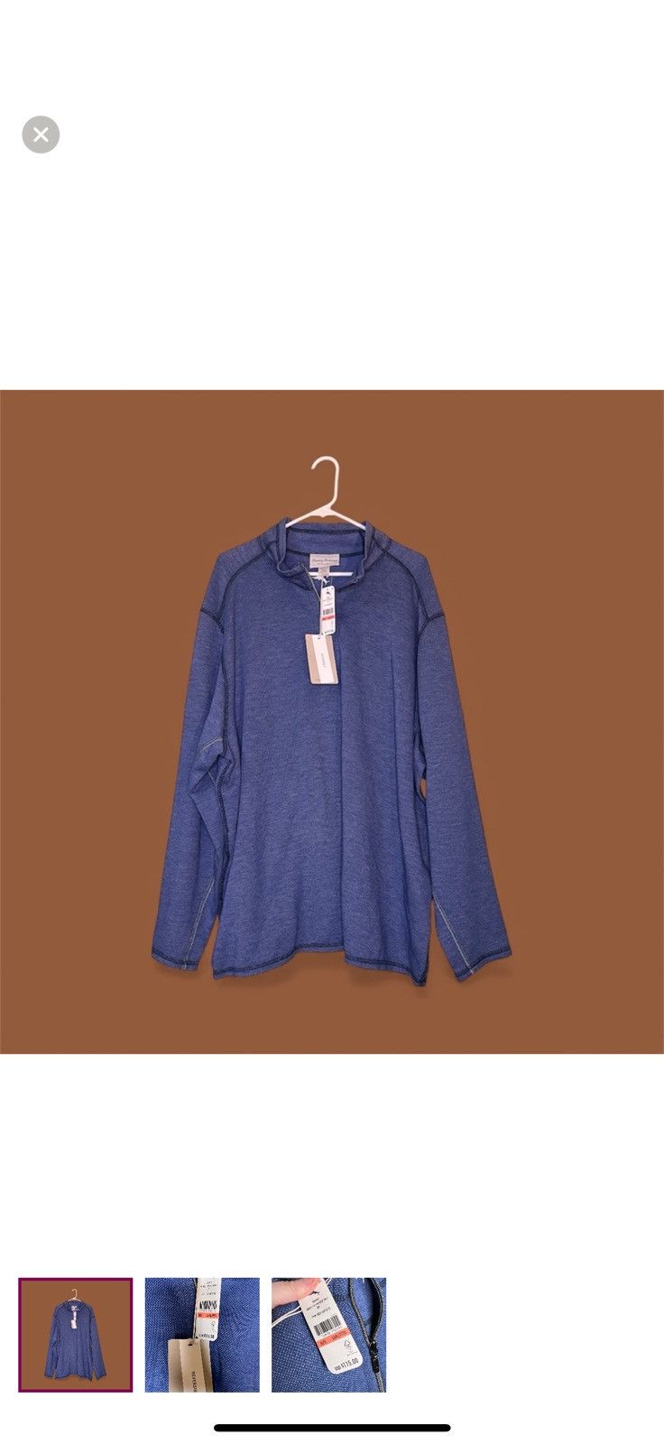 Tommy Bahama Tommy double in paradise half zip Size US XXL / EU 58 / 5 - 1 Thumbnail