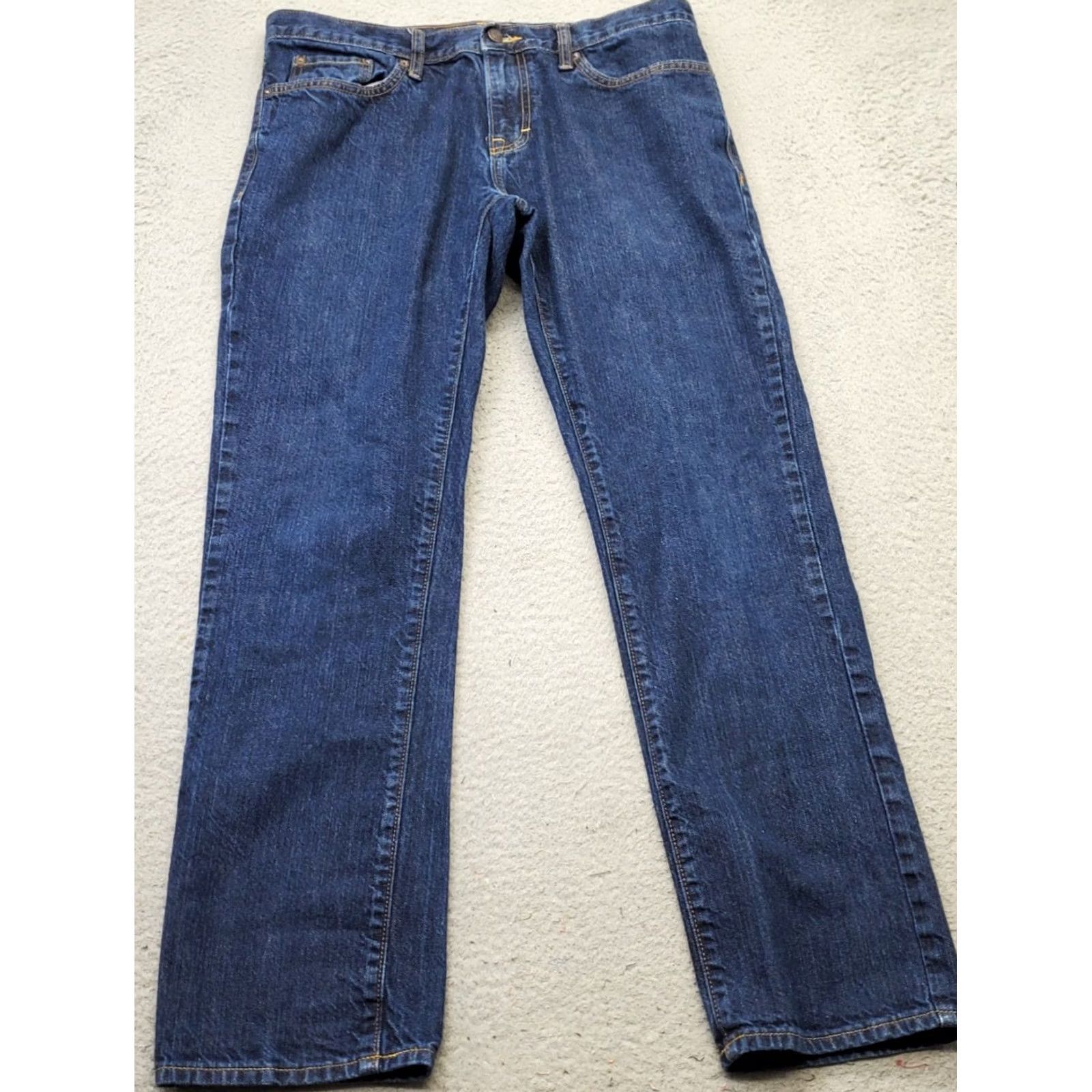 Old Navy Old Navy Mens Jeans Navy Denim 34x32 Western Straight Leg 5-Pocket Outdoor Vintage: No Size US 34 / EU 50 - 2 Thumbnail