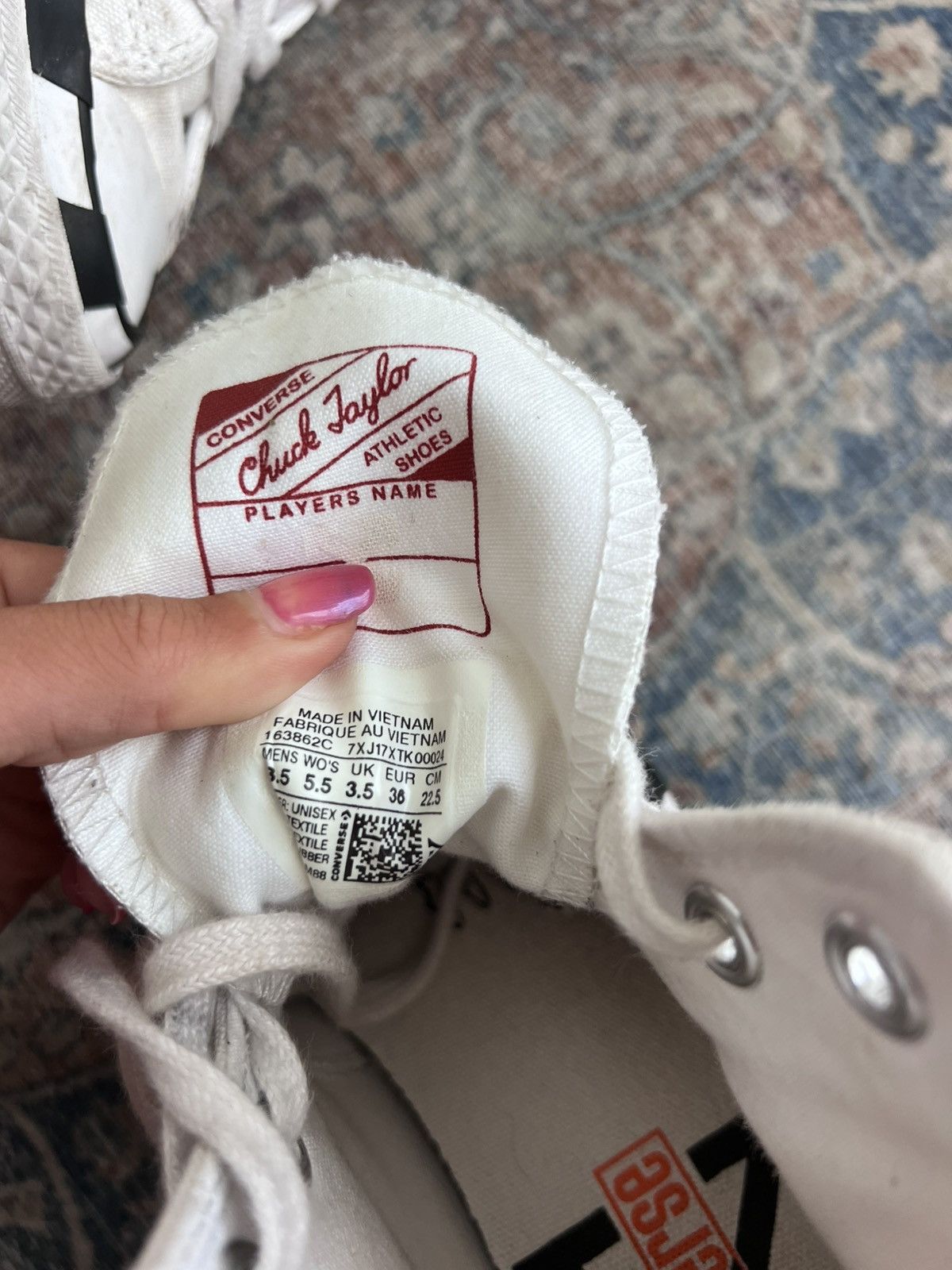Converse × Off-White Off-white Converse Size US 5.5 / IT 35.5 - 9 Thumbnail