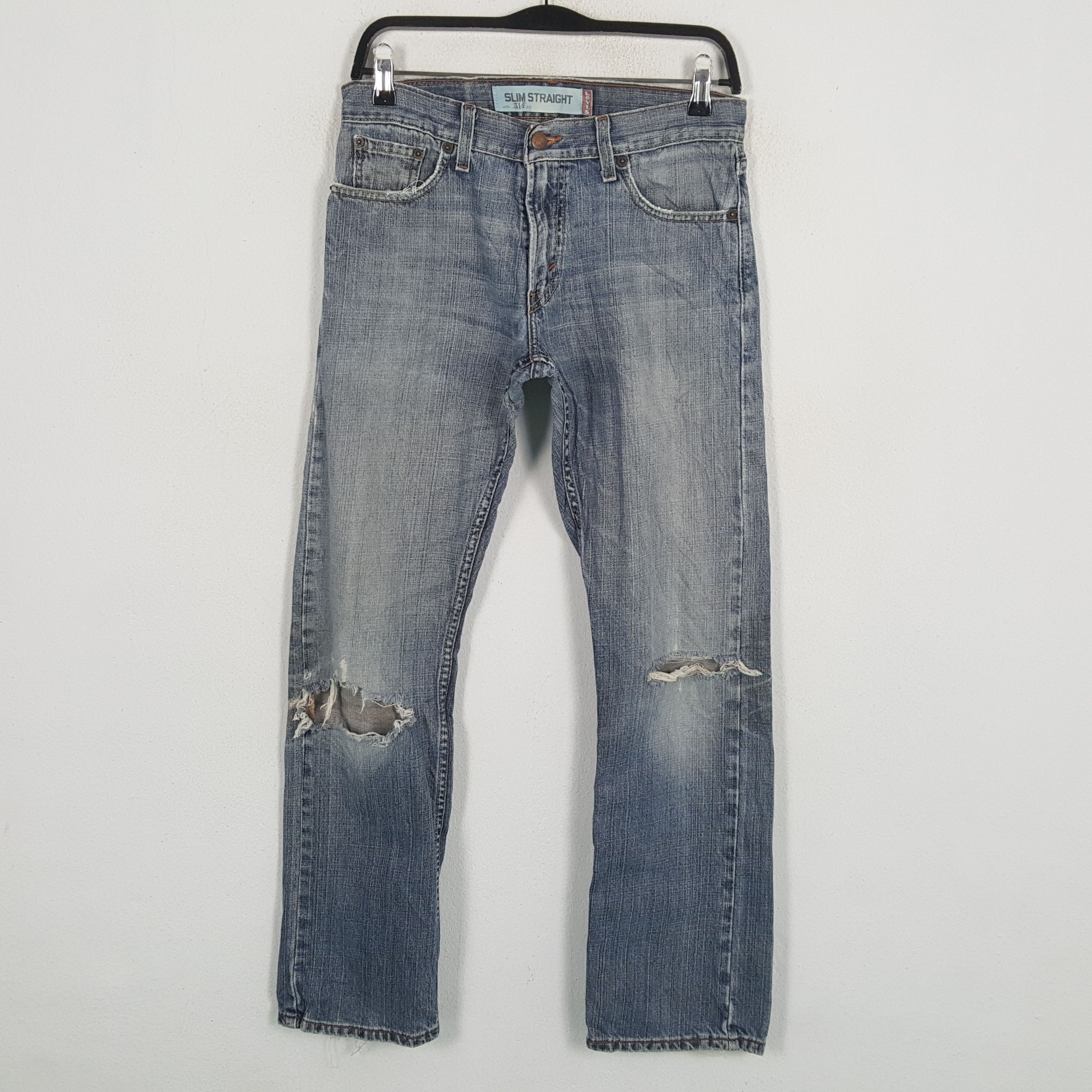 Levi's × Vintage LEVIS Daily Streetwear Rock Punk Style Distressed Jeans Size US 29 - 4 Thumbnail
