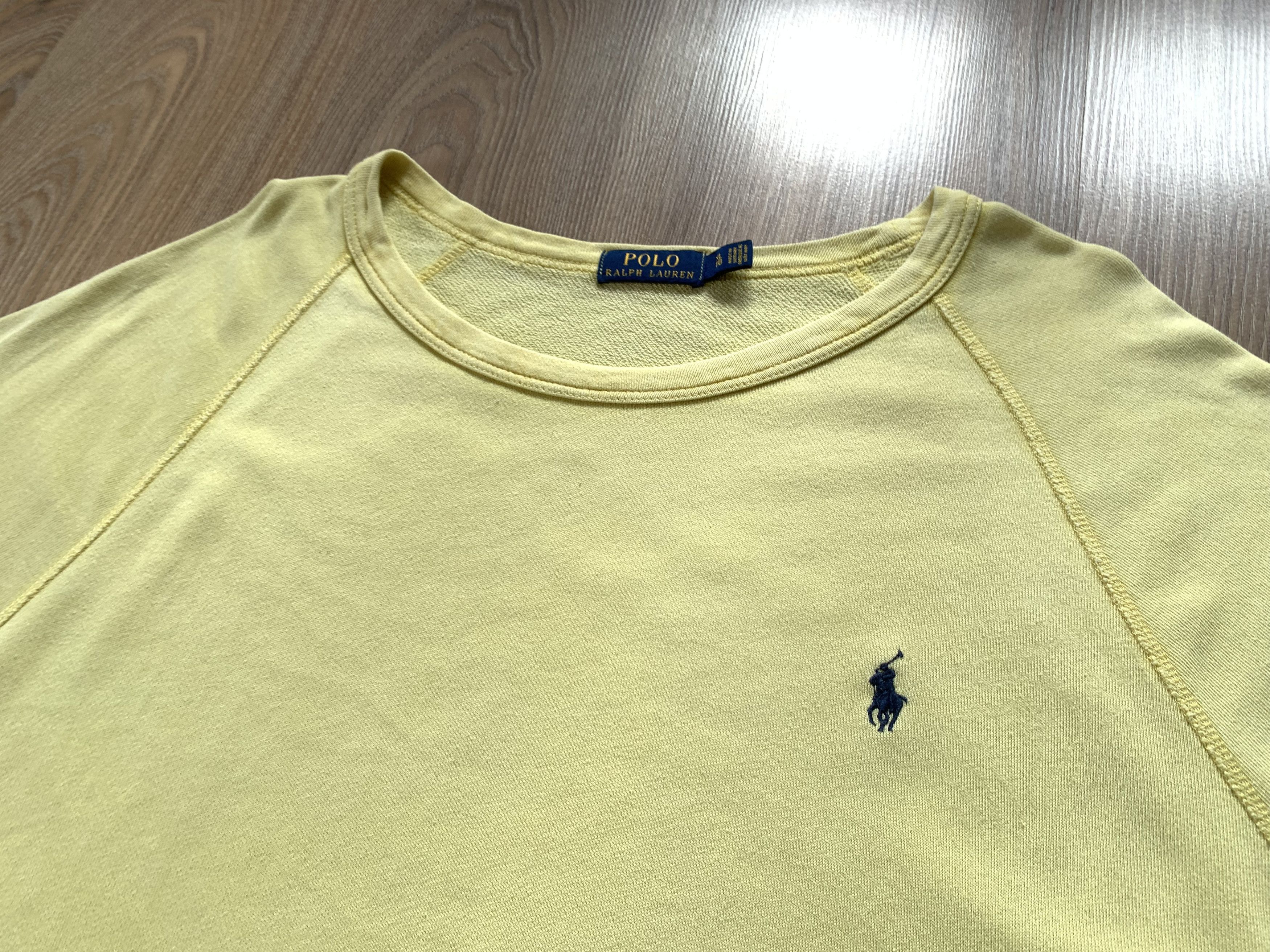 Polo Ralph Lauren Polo Ralph Lauren Yellow Cotton Sweatshirt Size US XL / EU 56 / 4 - 4 Thumbnail