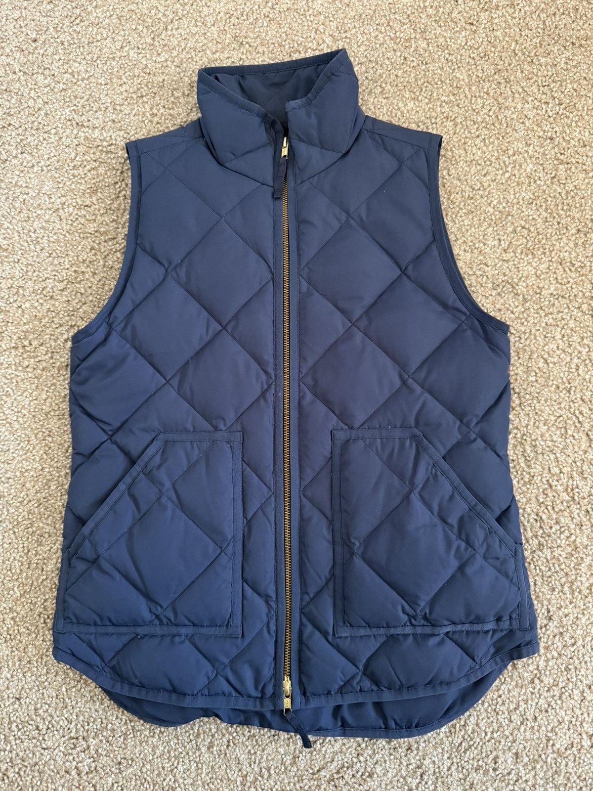 J.Crew Quilted Vest Size US XS / EU 42 / 0 - 1 Thumbnail