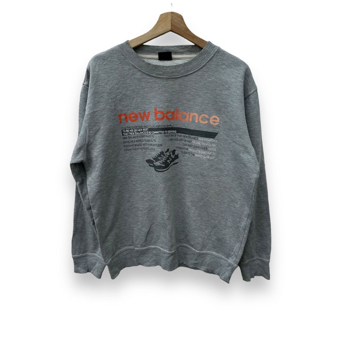 New Balance New balance shoes logo sweatshirt Size US M / EU 48-50 / 2 - 1 Thumbnail