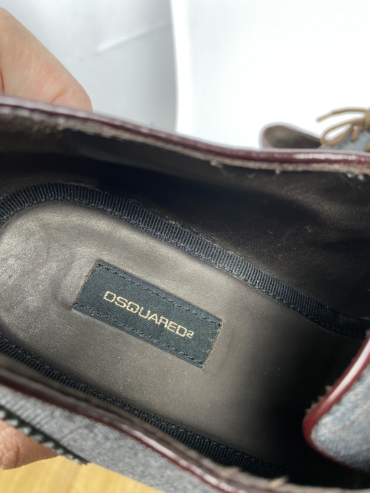 Dsquared2 Dsquared2 Derby Brogues Denim Leather size 40.5 Size US 10.5 / IT 40.5 - 10 Thumbnail