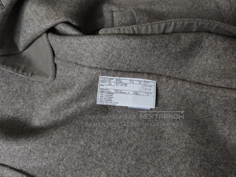 Hermes Hermes Men's cashmere overcoat, light grey, 100% cashmere Size US M / EU 48-50 / 2 - 4 Thumbnail