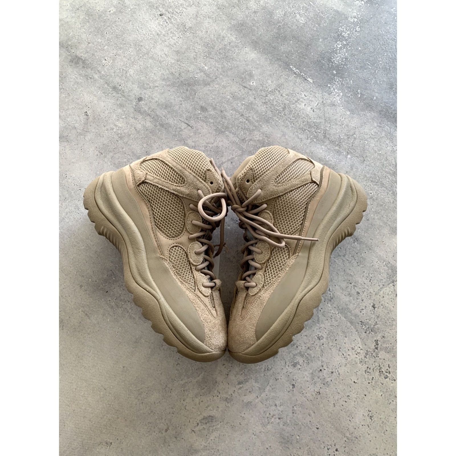 Adidas ADIDAS Yeezy Desert Boot Boots Rock Men US 8 UK 7.5 EU 41 1/3 Brown 2021 Sneakers Calf Suede High Top 8 Mens Size US 8 / EU 41 - 2 Thumbnail