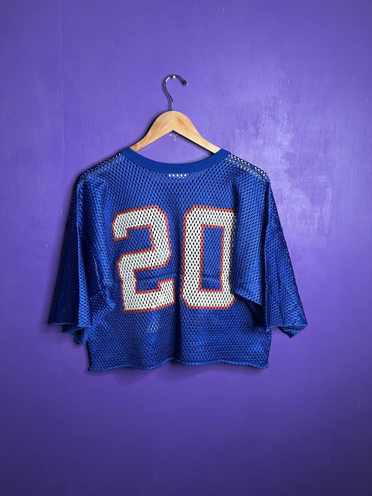 MacGregor × NFL × Vintage Vintage 80s Sand knit New York giants cropped jersey Size US M / EU 48-50 / 2 - 2 Thumbnail
