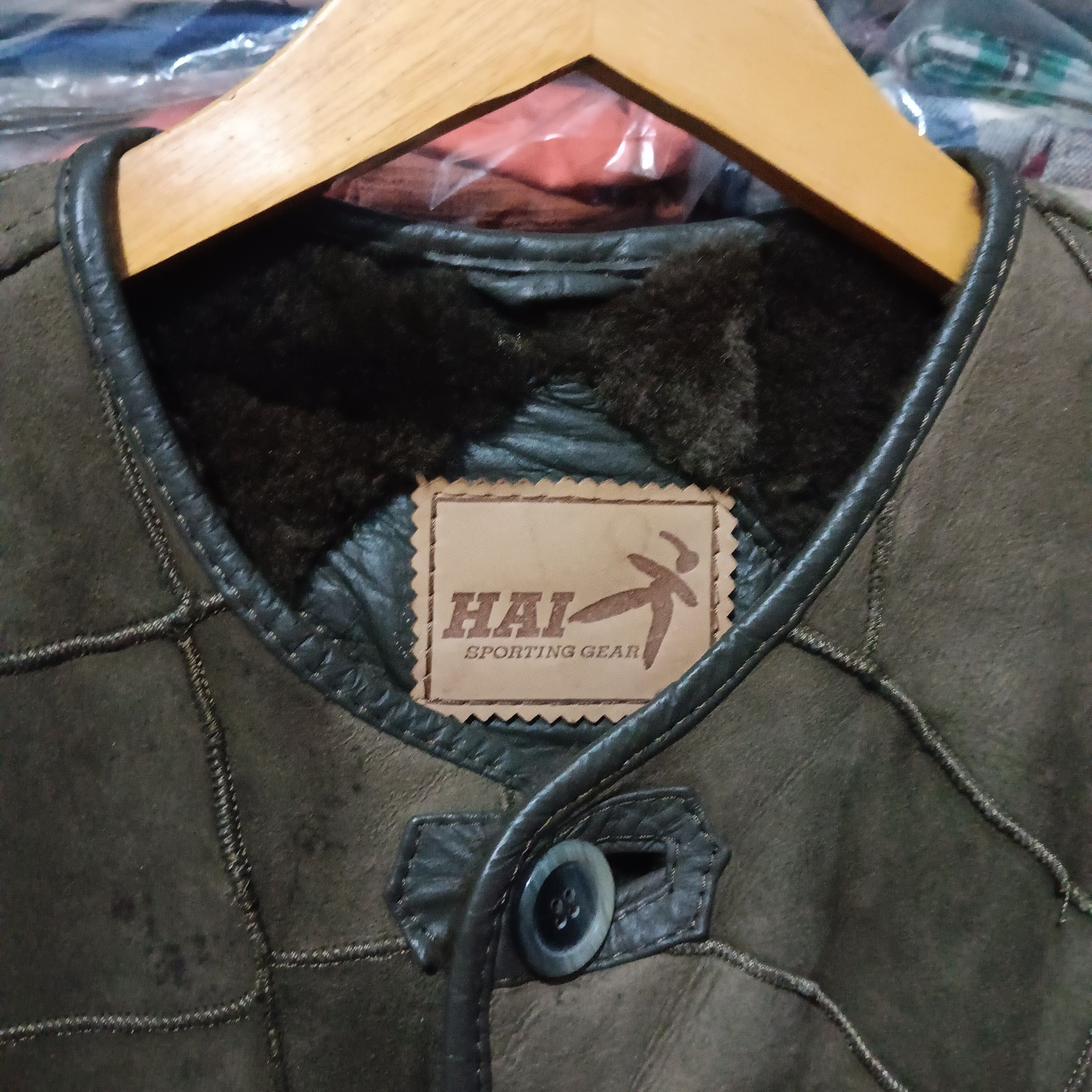 Hai Sporting Gear × Issey Miyake × Japanese Brand Vintage Hai sporting gear suede leather jacket Size US L / EU 52-54 / 3 - 2 Thumbnail