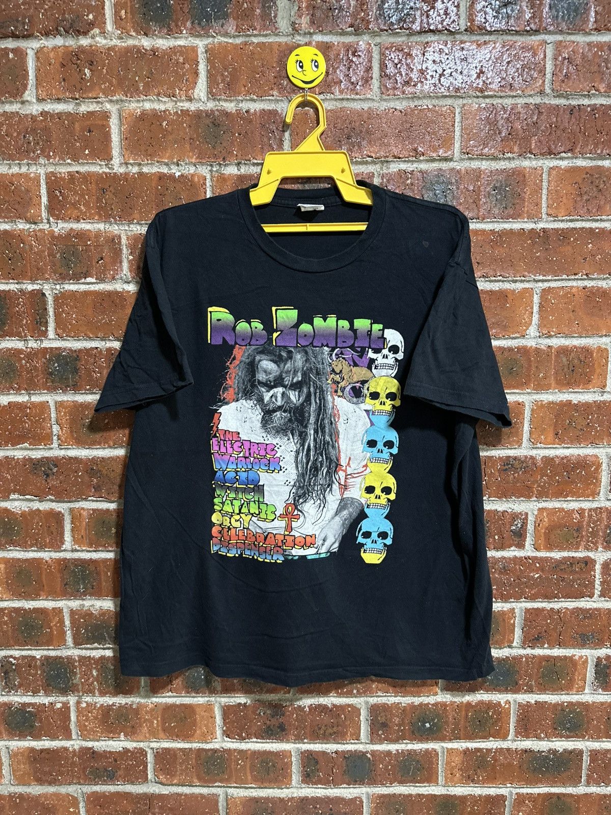 Band Tees × Vintage Vintage The Electric Warlock Acid Witch Satanic Faded Tee Size US XL / EU 56 / 4 - 1 Thumbnail