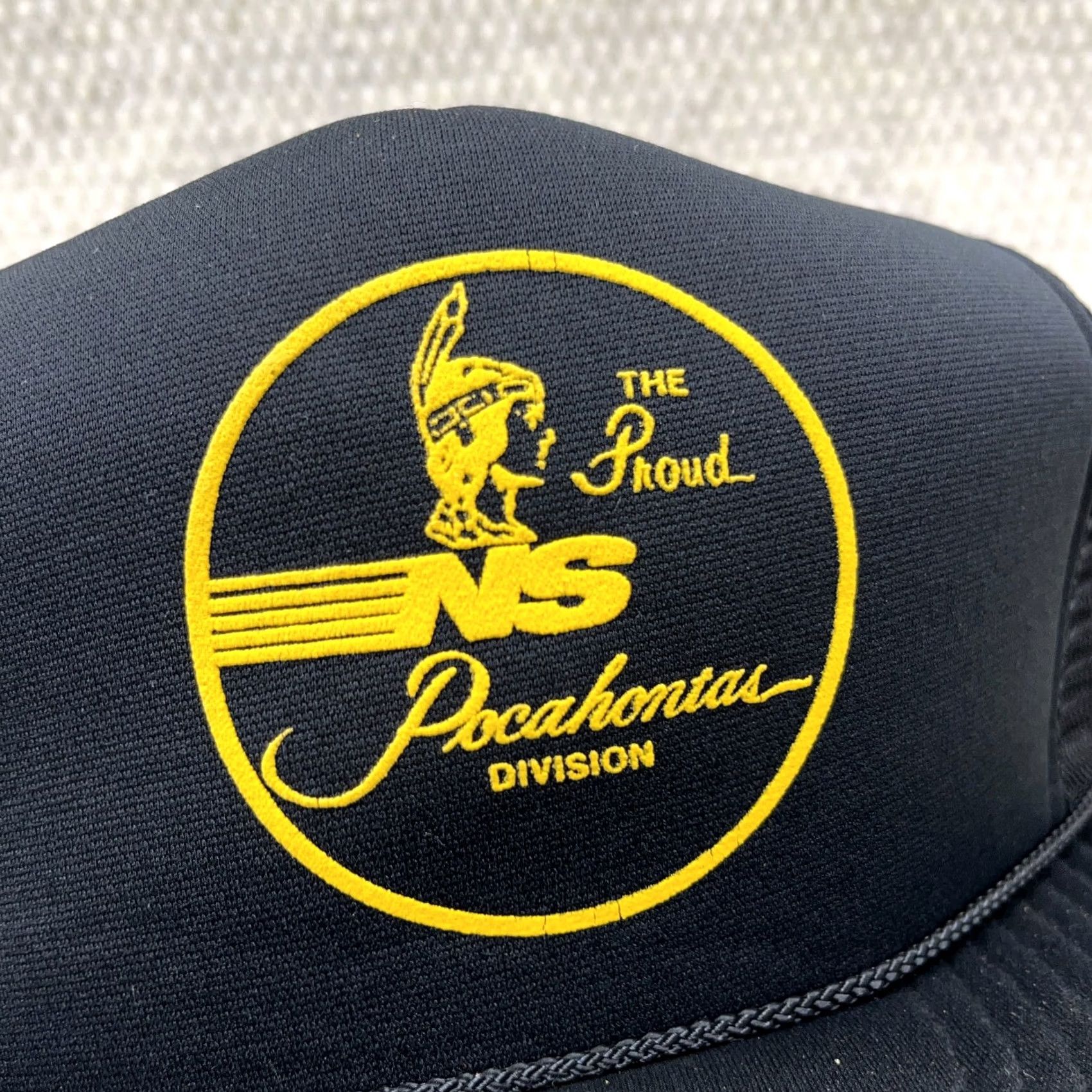 Vintage Vintage Norfolk Southern Trucker Hat Cap Pocahontas Railroad Railway Black FF7 Size ONE SIZE - 2 Thumbnail