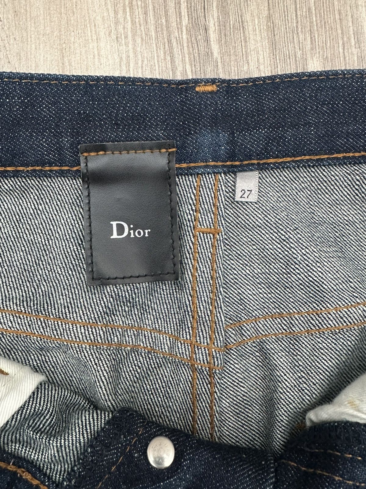 Dior Dior Homme SS05 Raw Denim Jeans MIJ Size US 27 - 5 Thumbnail