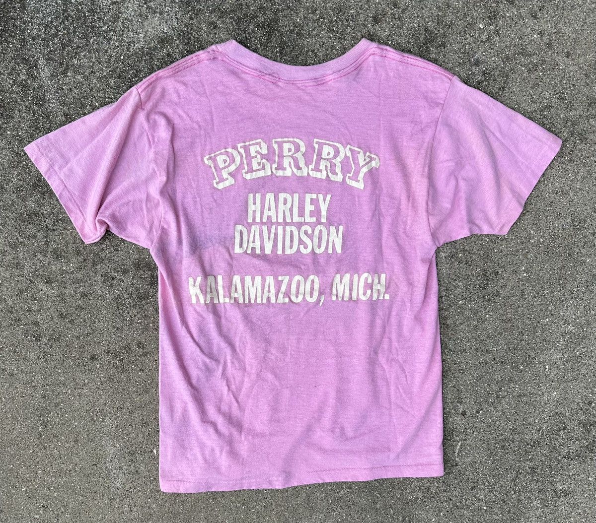Harley Davidson Vintage Chrome Harley Davidson 3D Emblem Women’s T Shirt Size M / US 6-8 / IT 42-44 - 4 Thumbnail
