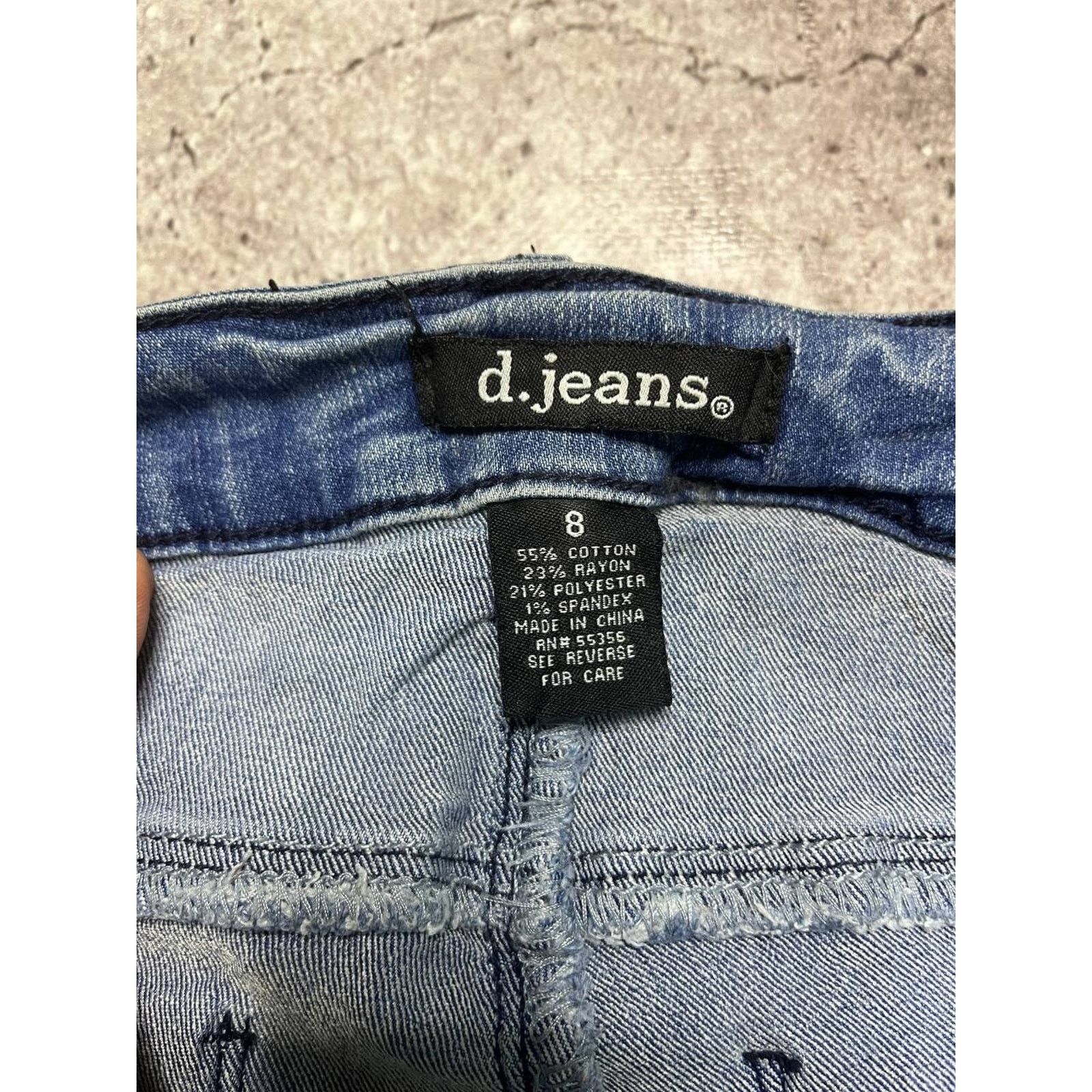 Japan Blue Vintage D.Jeans High Rise Stretch Skinny Jeans Blue Size 8 Size 30" / US 8 / IT 44 - 4 Thumbnail
