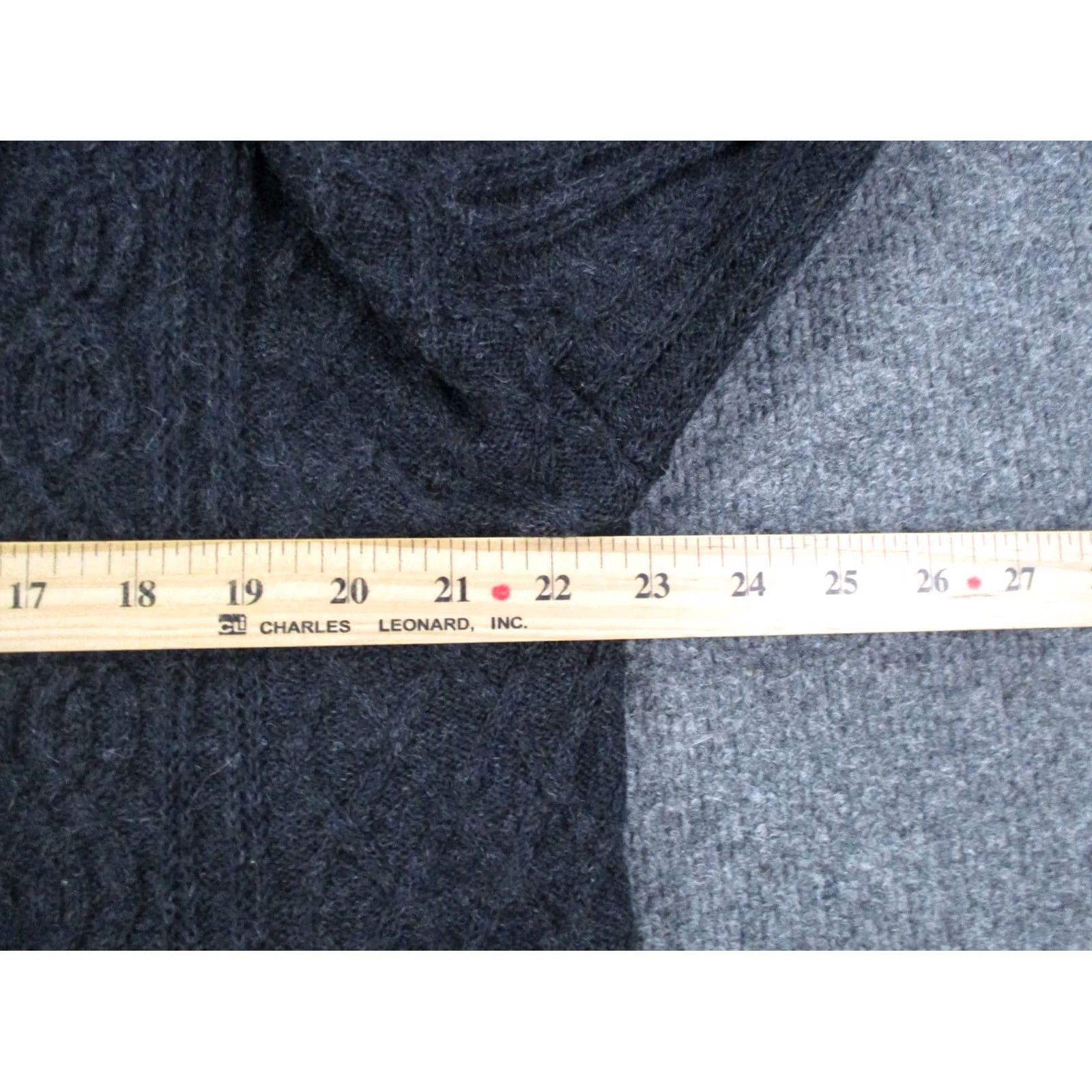 Vintage Peruvian Connection Sweater Women M Oversized Royal Alpaca Cable Knit Fisherman Size M / US 6-8 / IT 42-44 - 6 Thumbnail