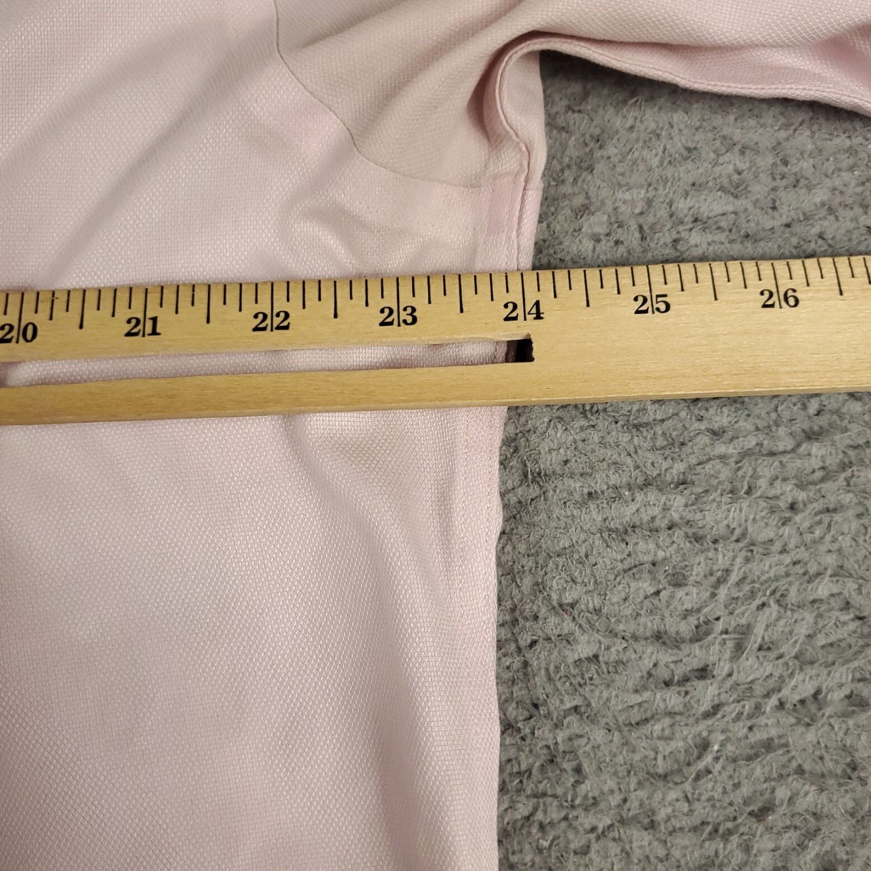 Brooks Brothers VINTAGE Brooks Brothers Dress Shirt Mens Size 16.5 Pink Cotton Business Casual Long Sleeve Button Up Size 42R - 7 Thumbnail