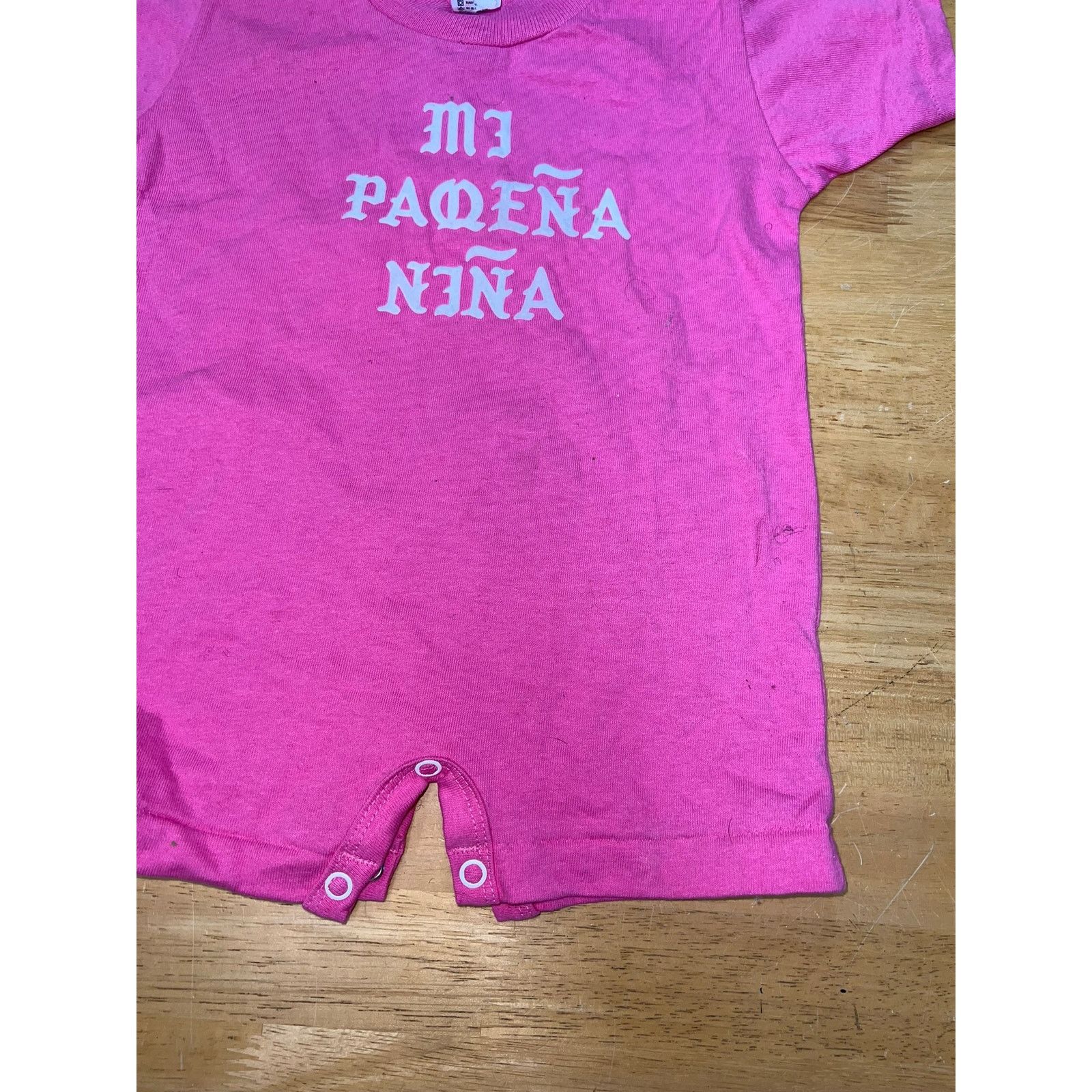 Vintage Vintage Baby One Piece Mi Paqena nina Little Girl 18 Months Size XXS / US 00 / IT 34 - 3 Thumbnail