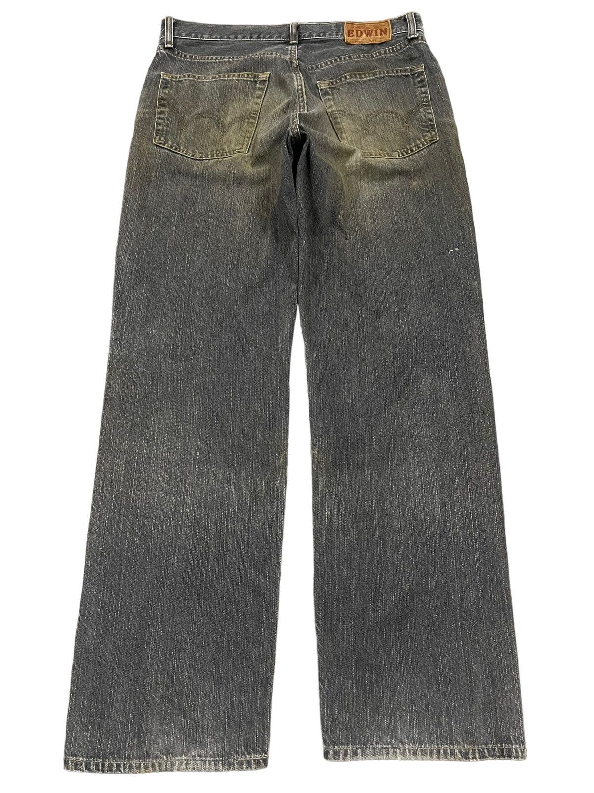 Edwin Vintage Edwin 503 Blue Wash Style Distress Jeans Size US 32 / EU 48 - 2 Thumbnail