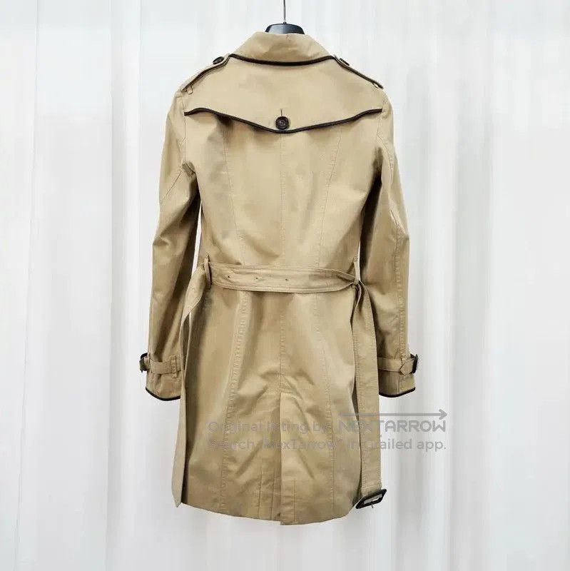 Burberry Burberry Khaki Cotton Double-Breasted Trench Coat. Size M / US 6-8 / IT 42-44 - 2 Thumbnail