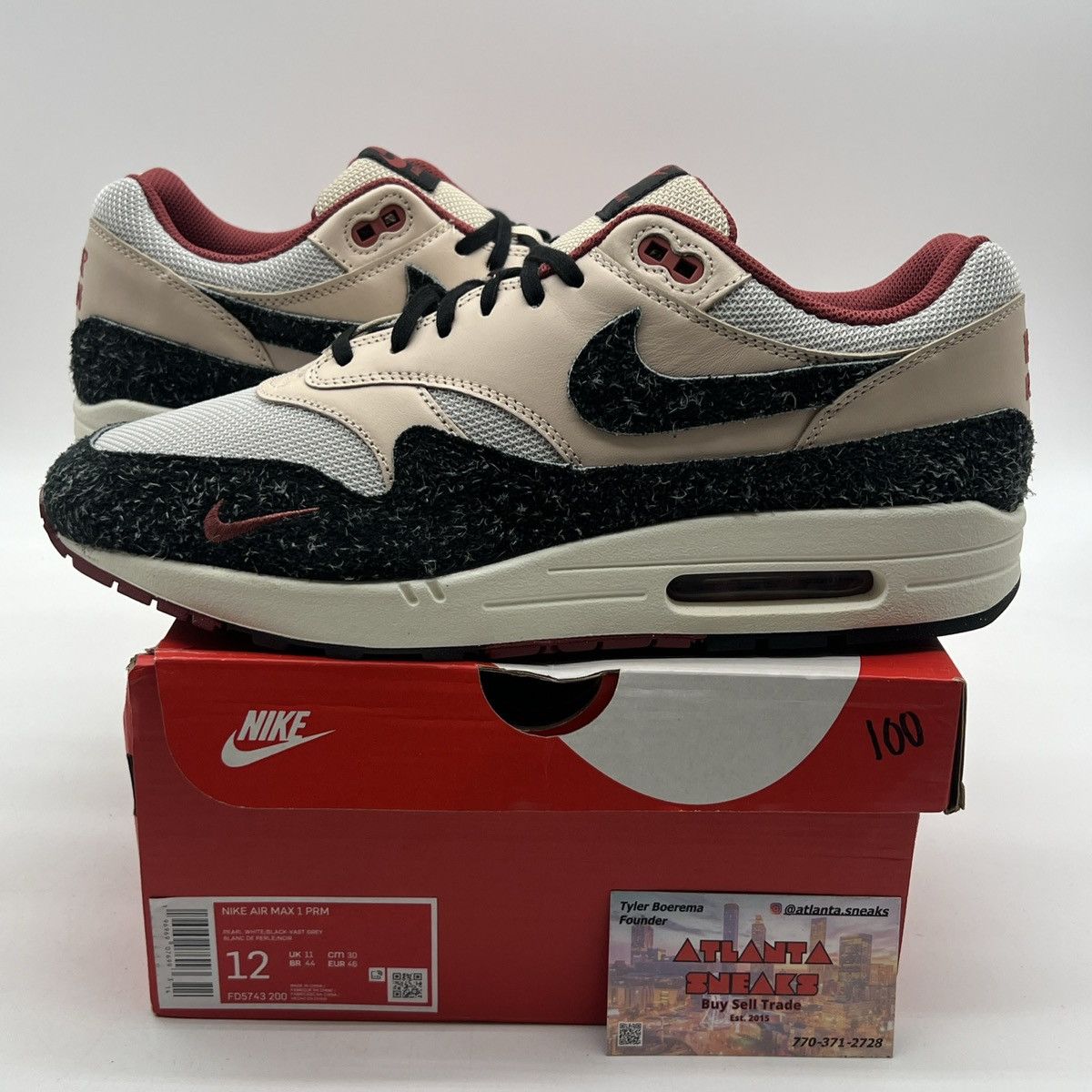 Nike Air max 1 keep rippin stop slippin 2.0 Size US 12 / EU 45 - 1 Thumbnail